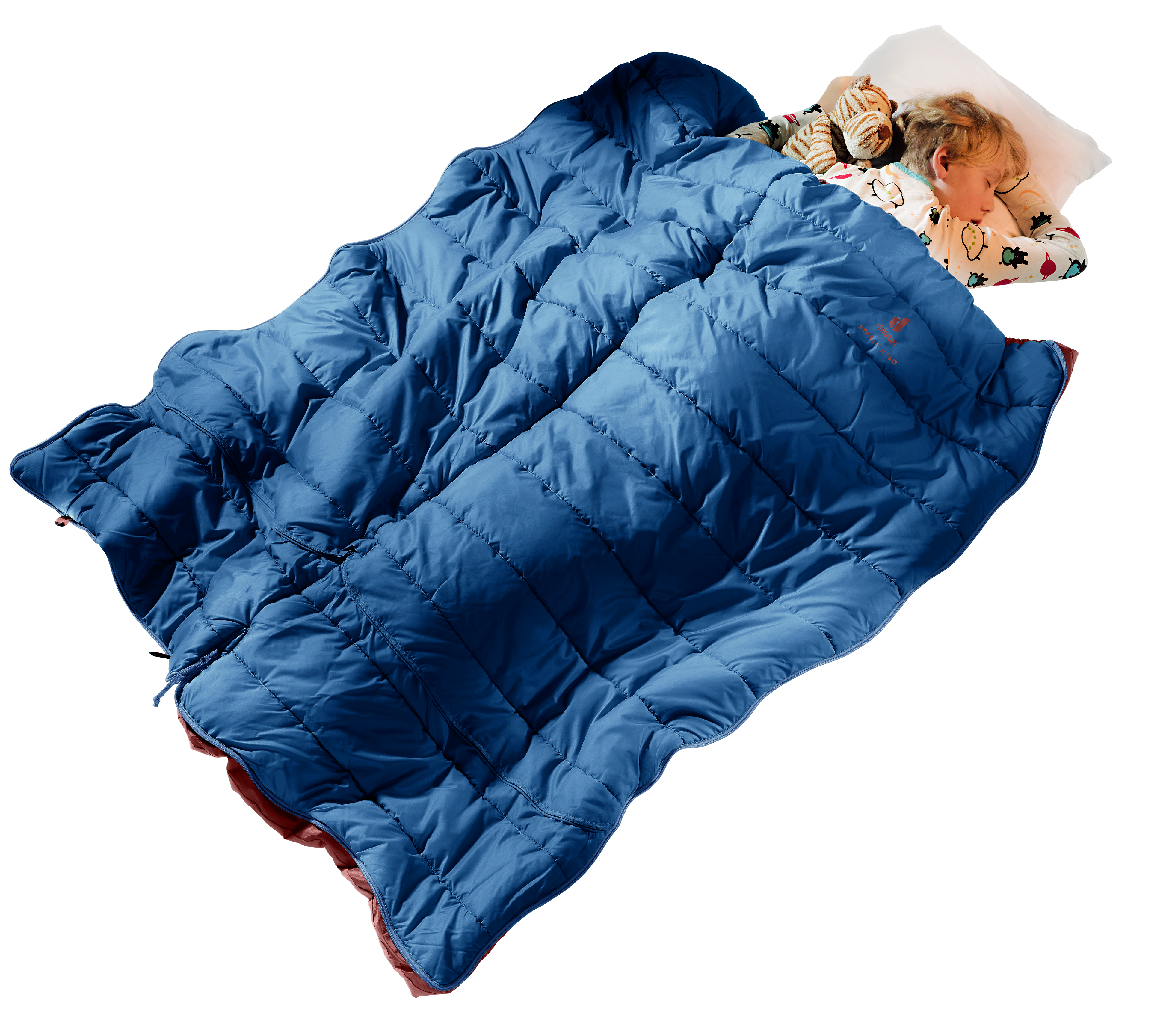 Starlight SQ Starlight SQ - Kids' sleeping bags - nightblue redwood