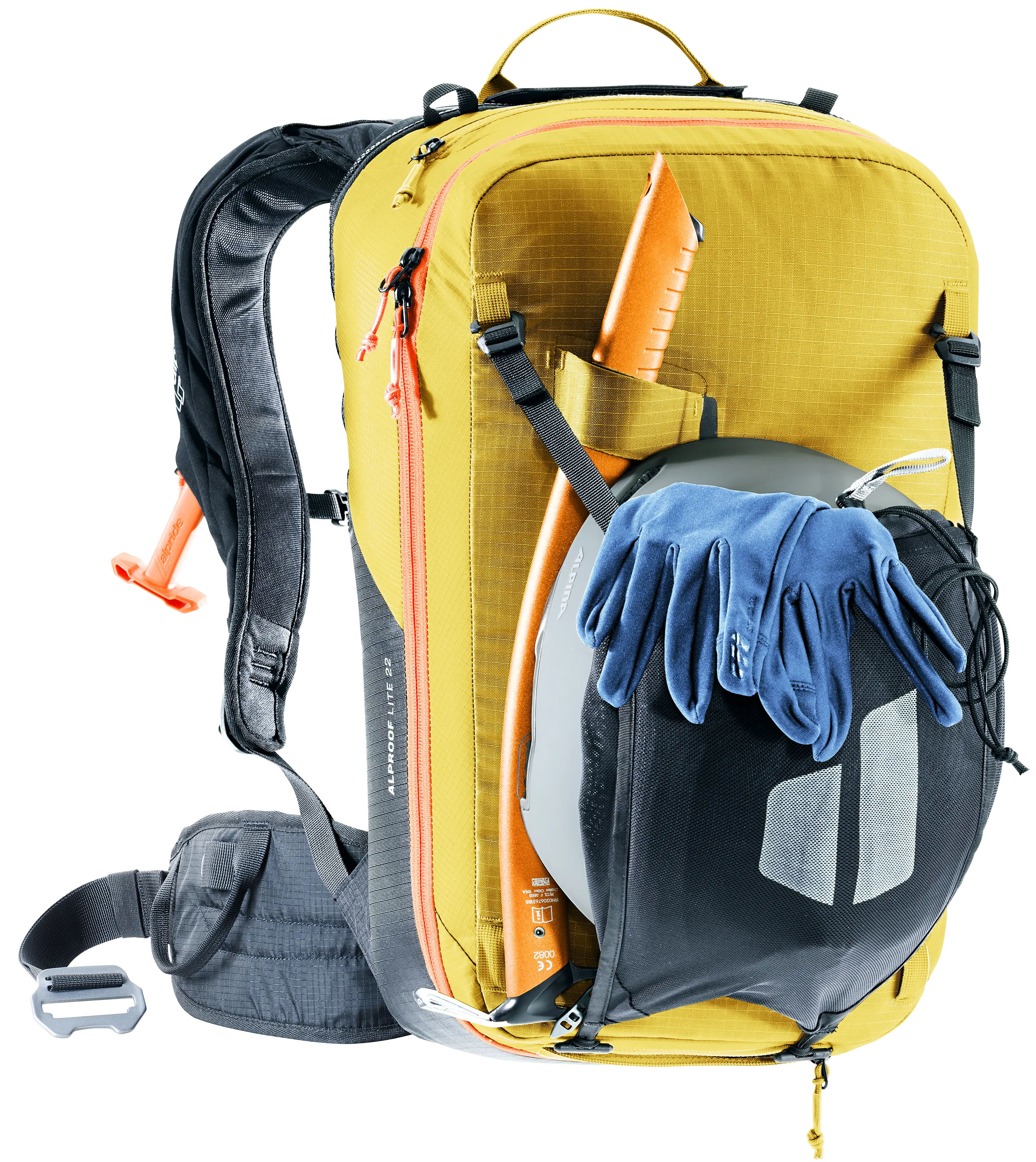 Alproof Lite 22 - Freeride backpacks - turmeric black