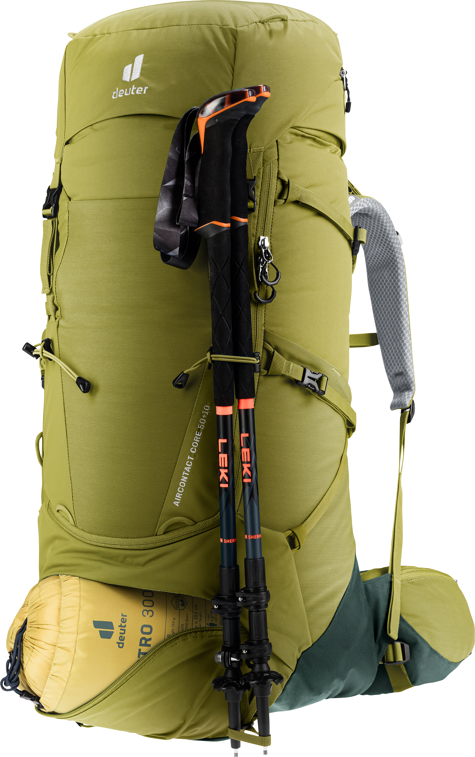 Aircontact Core 50+10 Aircontact Core 50+10 - Backpacking packs - cactus ivy