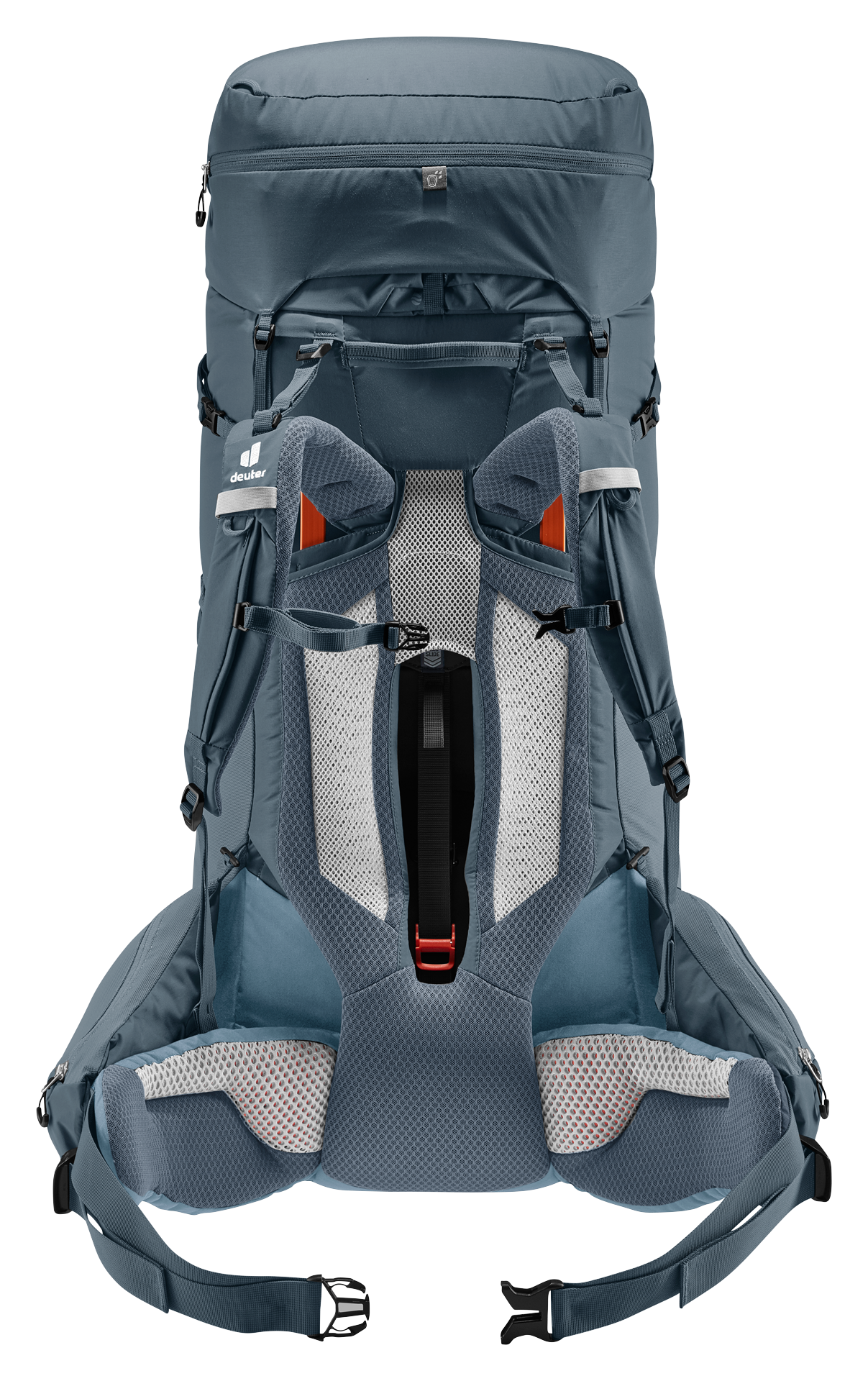Aircontact Core 70+10 backpack, hiking, external-frame, shoulder straps, mesh back