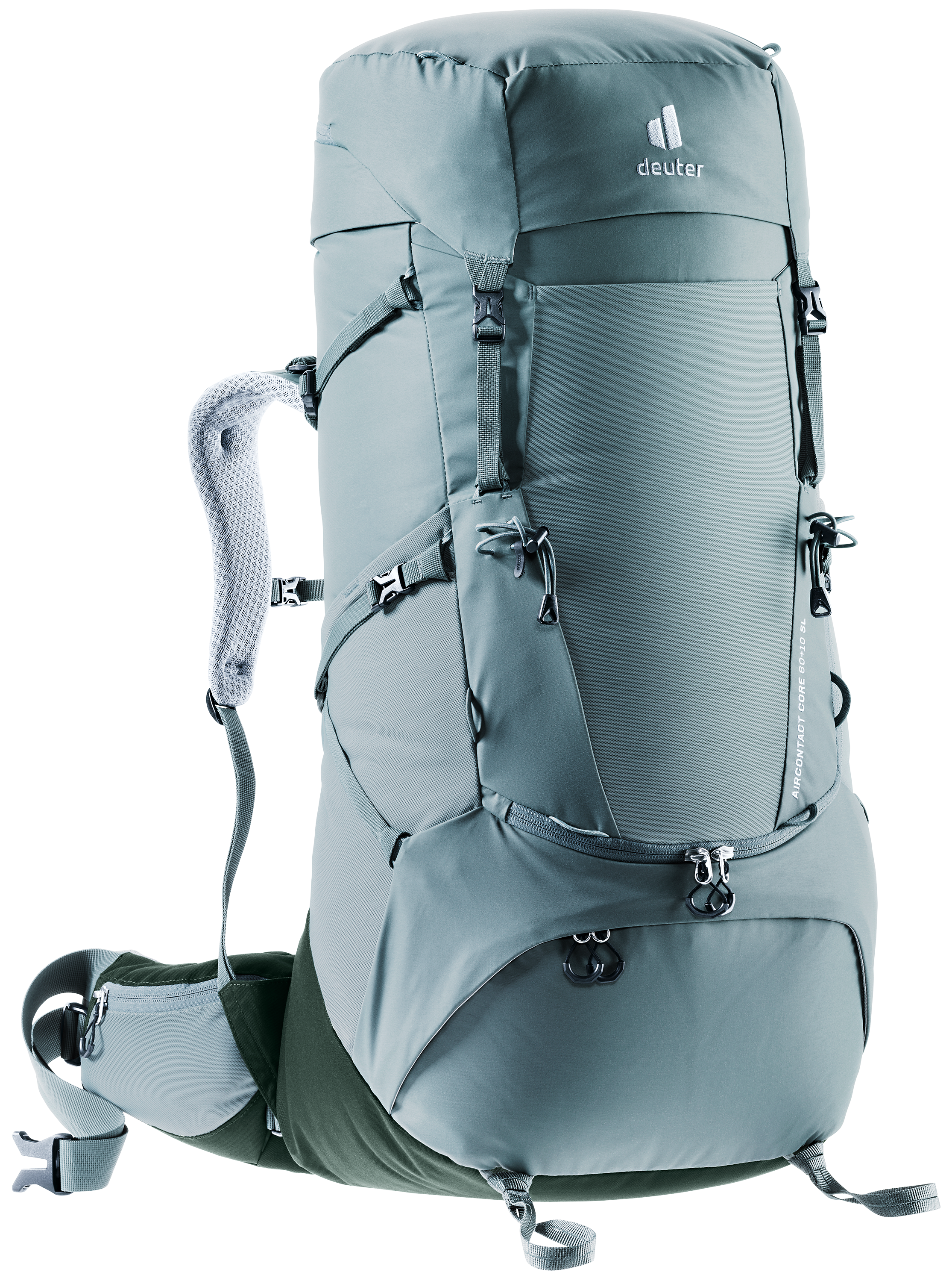 Aircontact Core 60+10 SL Aircontact Core 60+10 SL - Backpacking packs - shale ivy