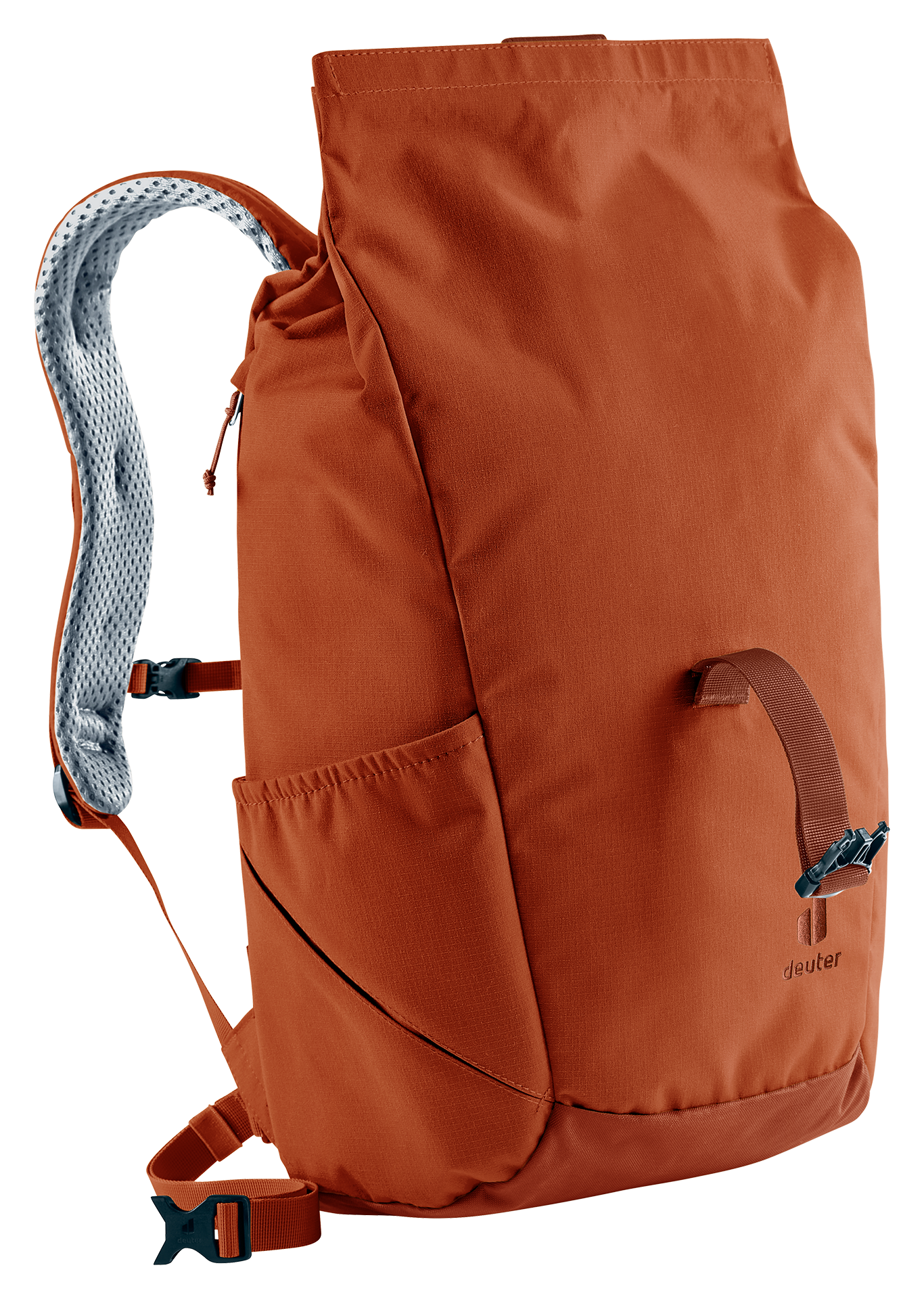 Stepout 22 backpack, orange, camping, hiking, drawstring pocket