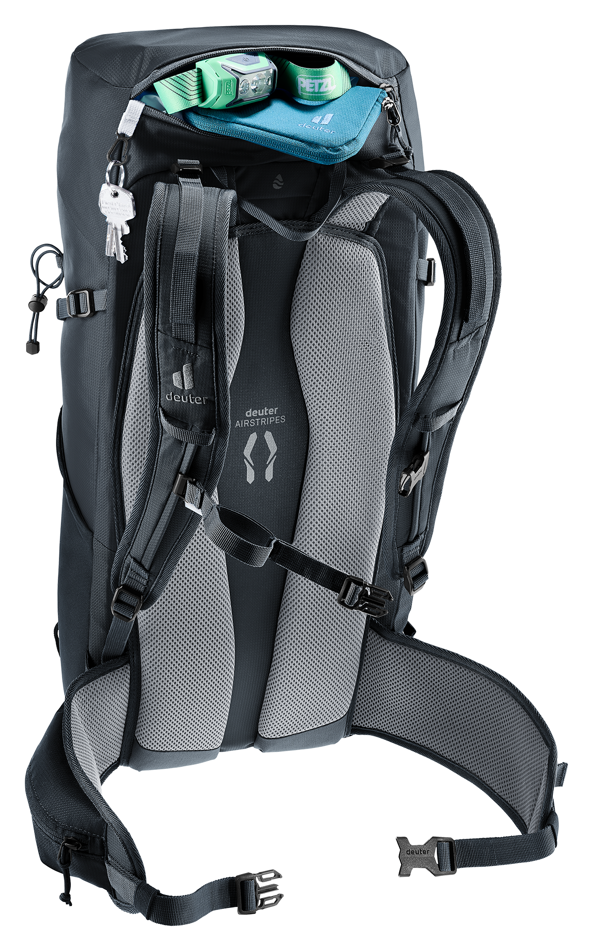 Telatie 26 backpack, hydration backpack, shoulder straps, waist strap, mesh padding