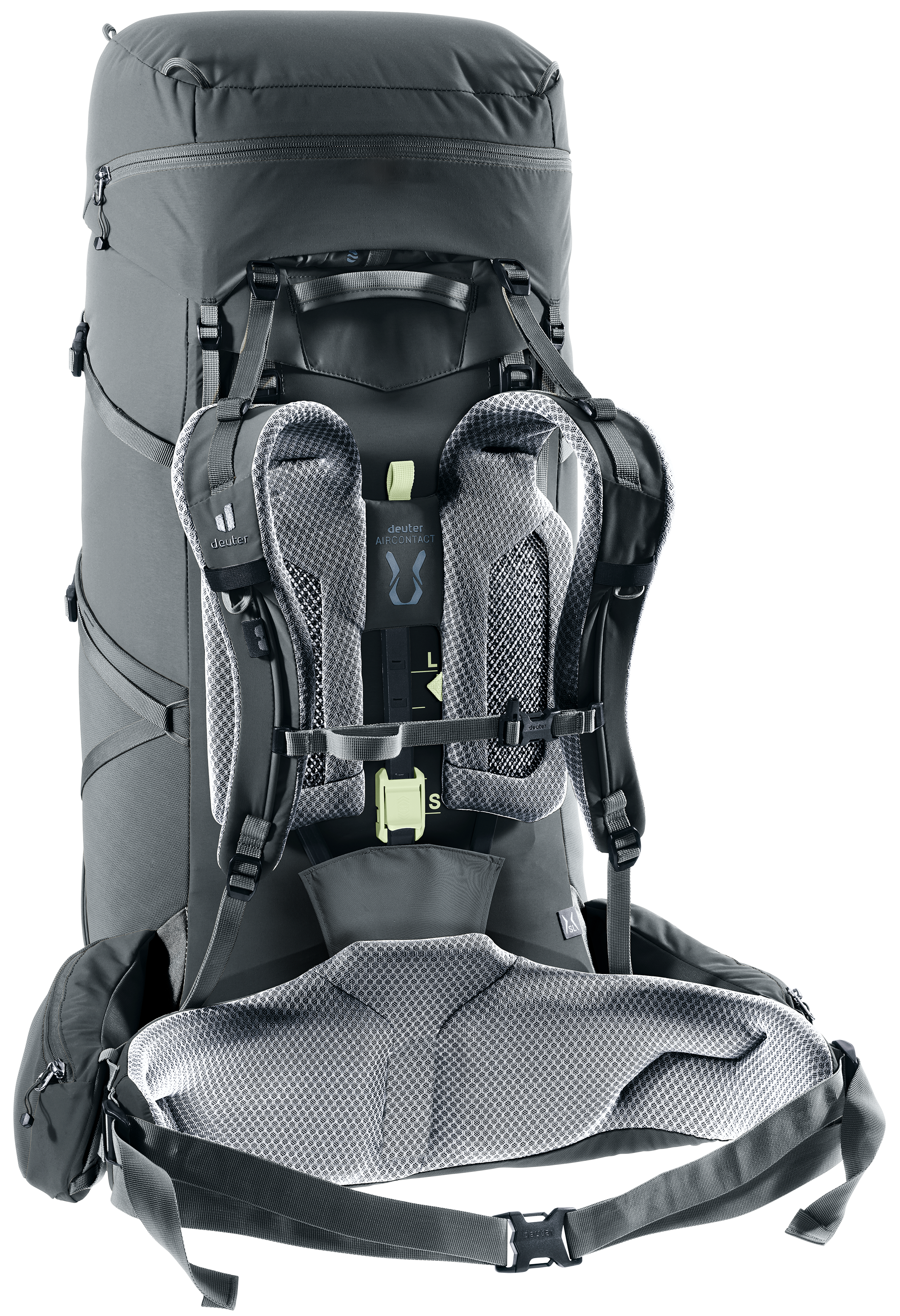 Aircontact Core 55+10 SL - Backpacking packs - l graphite