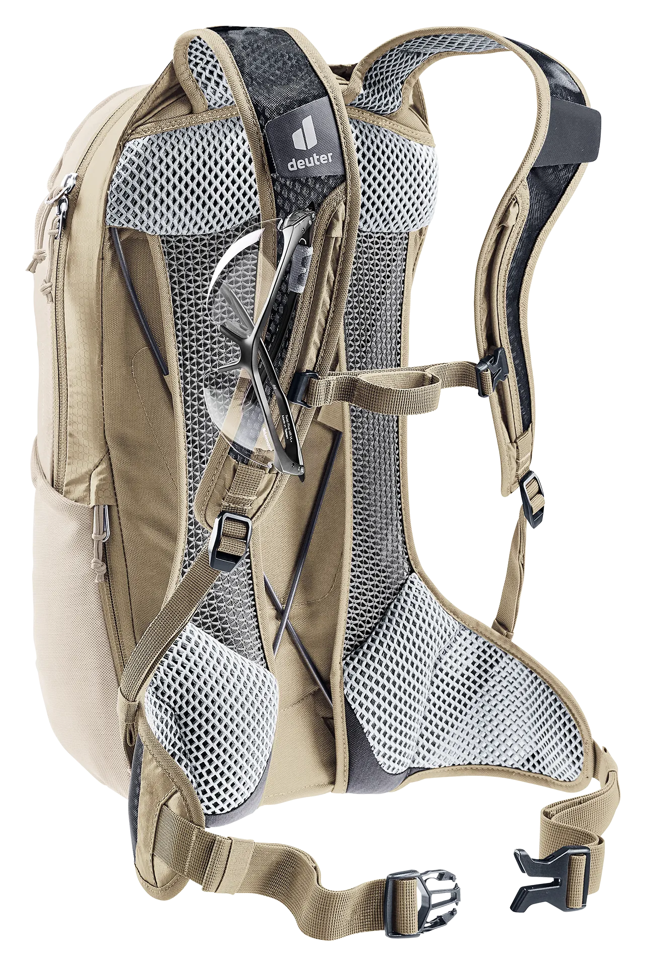 backpack, hiking, mesh, shoulder straps, external pockets