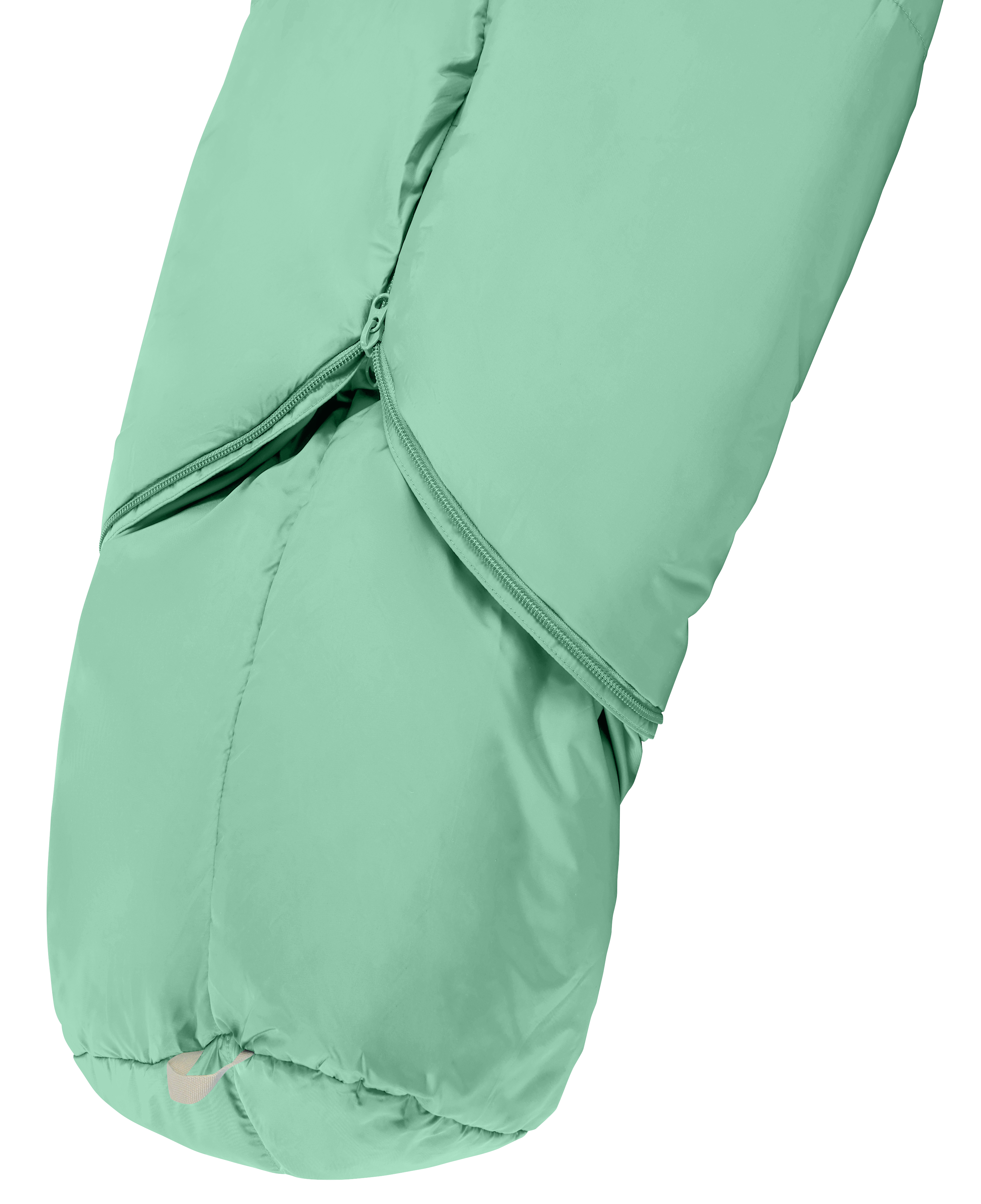 down jacket, puffer, mint green, zipper, pocket