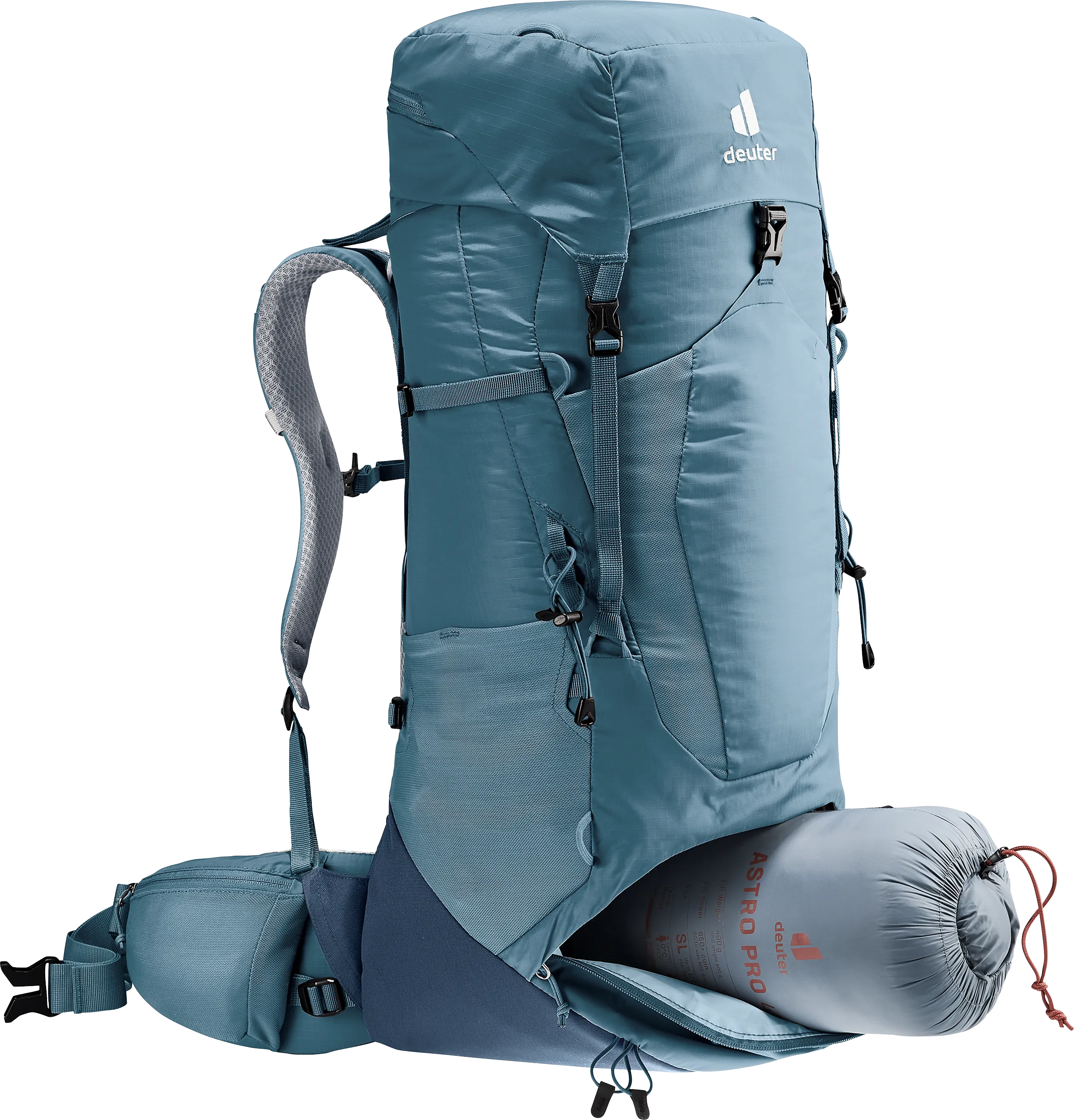 Aircontact Lite 40 + 10 - Backpacking packs - atlantic ink
