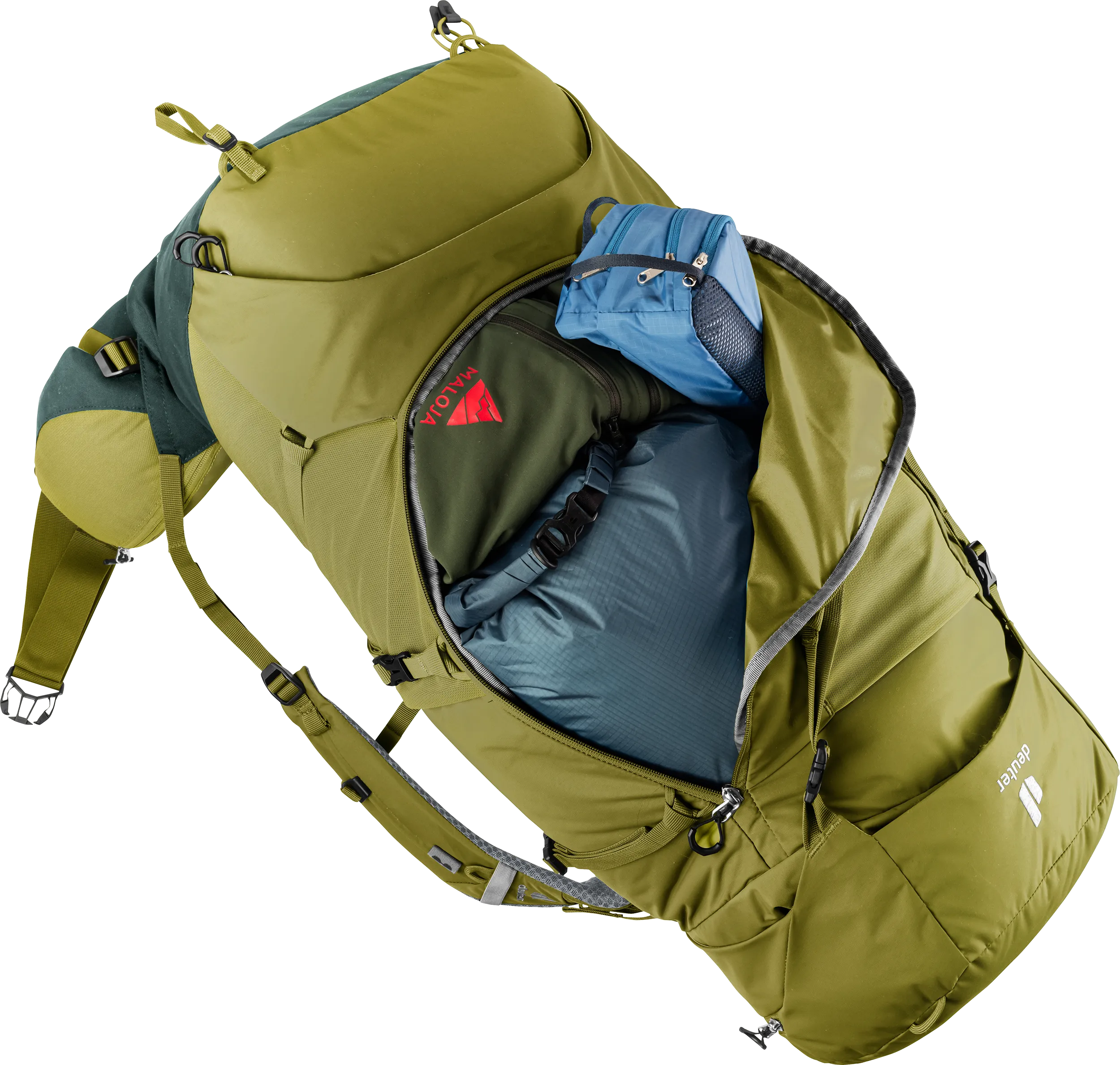 Aircontact Core 50+10 - Backpacking packs - cactus ivy