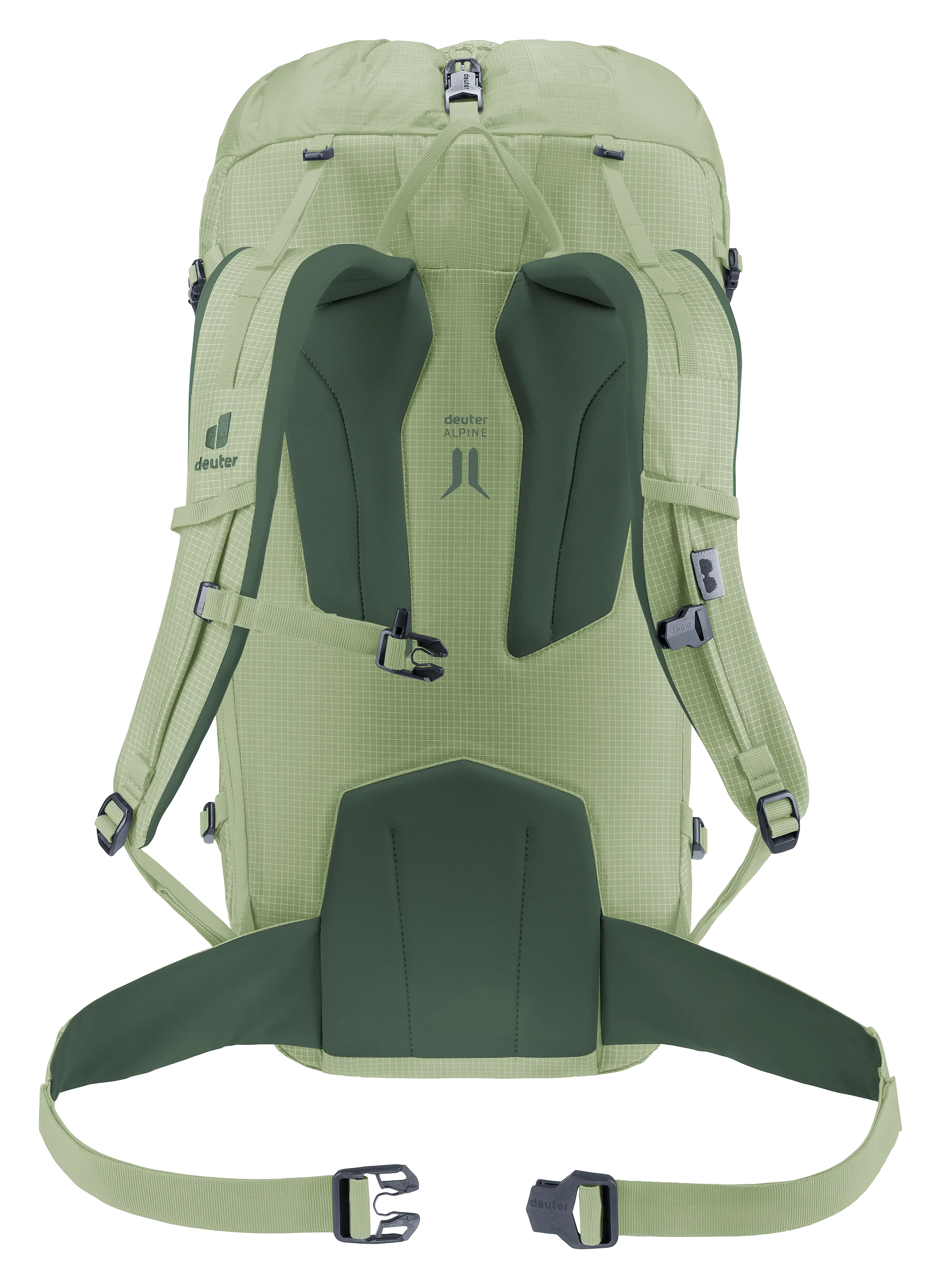 backpack, hiking, green, ergonomic, waist belt