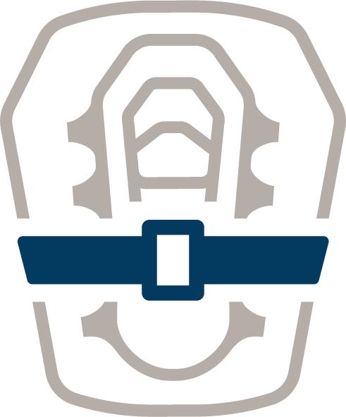 Snowshoe attachment on the front