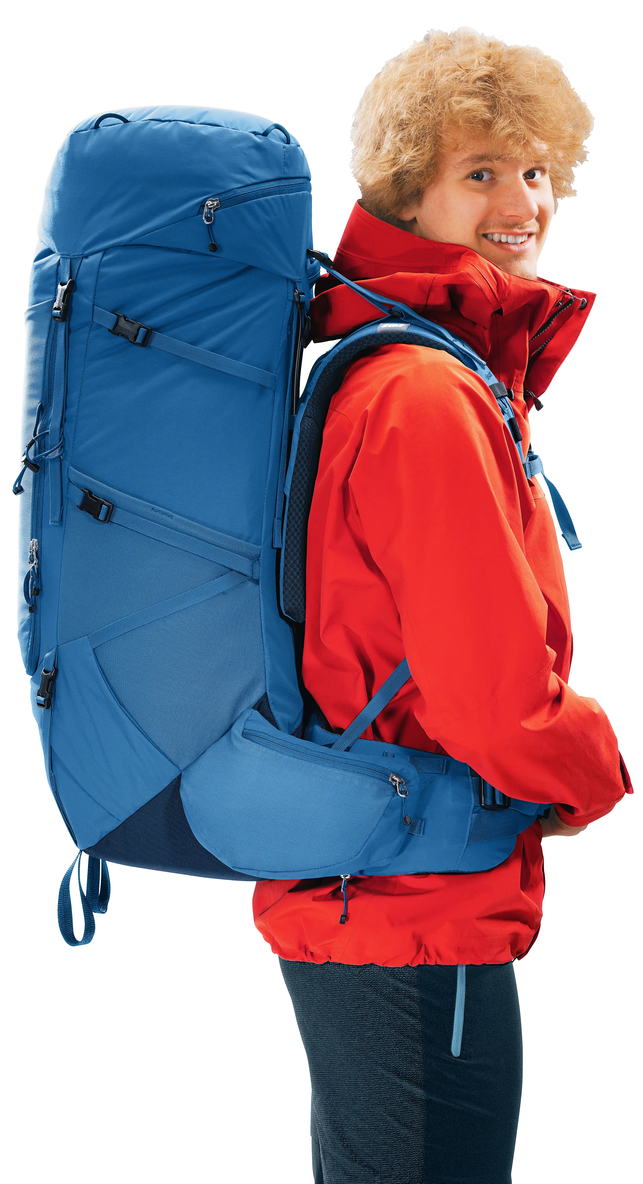 Aircontact Core 60+10 - Backpacking packs - baltic nightblue