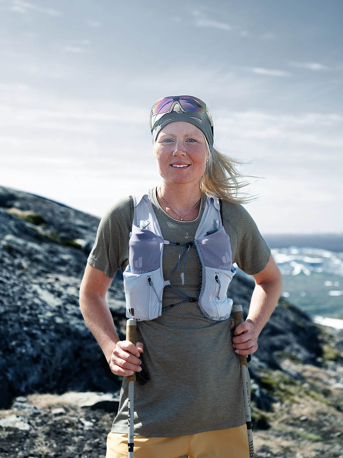 Hiking, Person, Photography, Finger, Smile