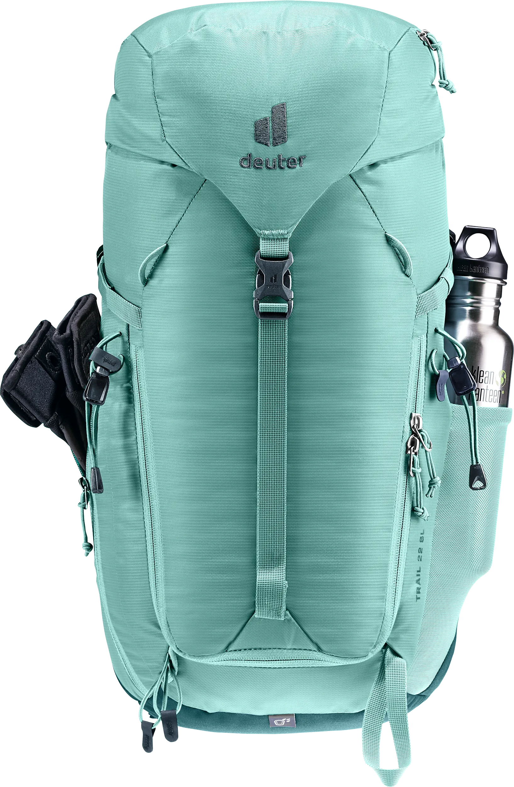backpack, hydration, tote, padded, bucket-bag, backpack, daypack, hydration, water-bottle, green