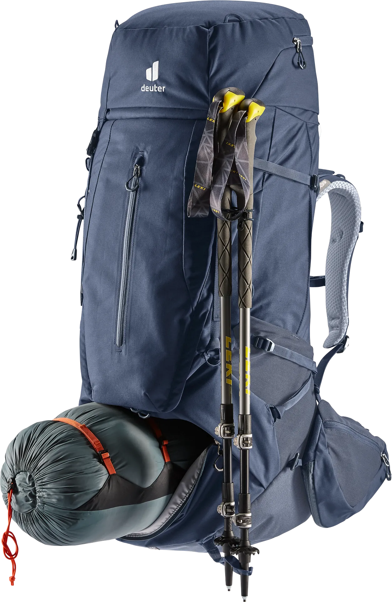 backpack, hiking, trekking, external-frame, pole-holder