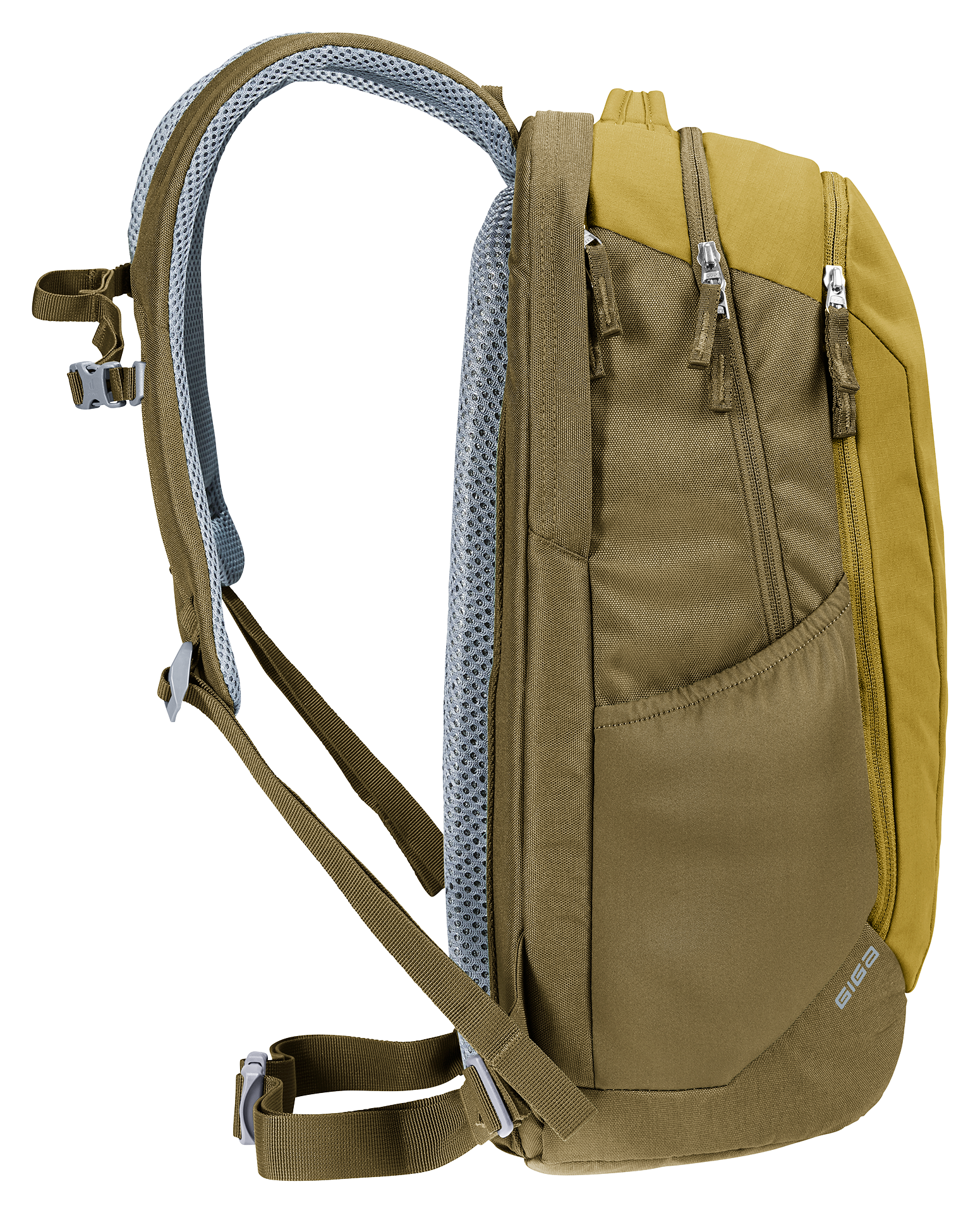 Giga Bag, Backpack, Accessories, Handbag, backpack, hiking, brown, zippers, pocket