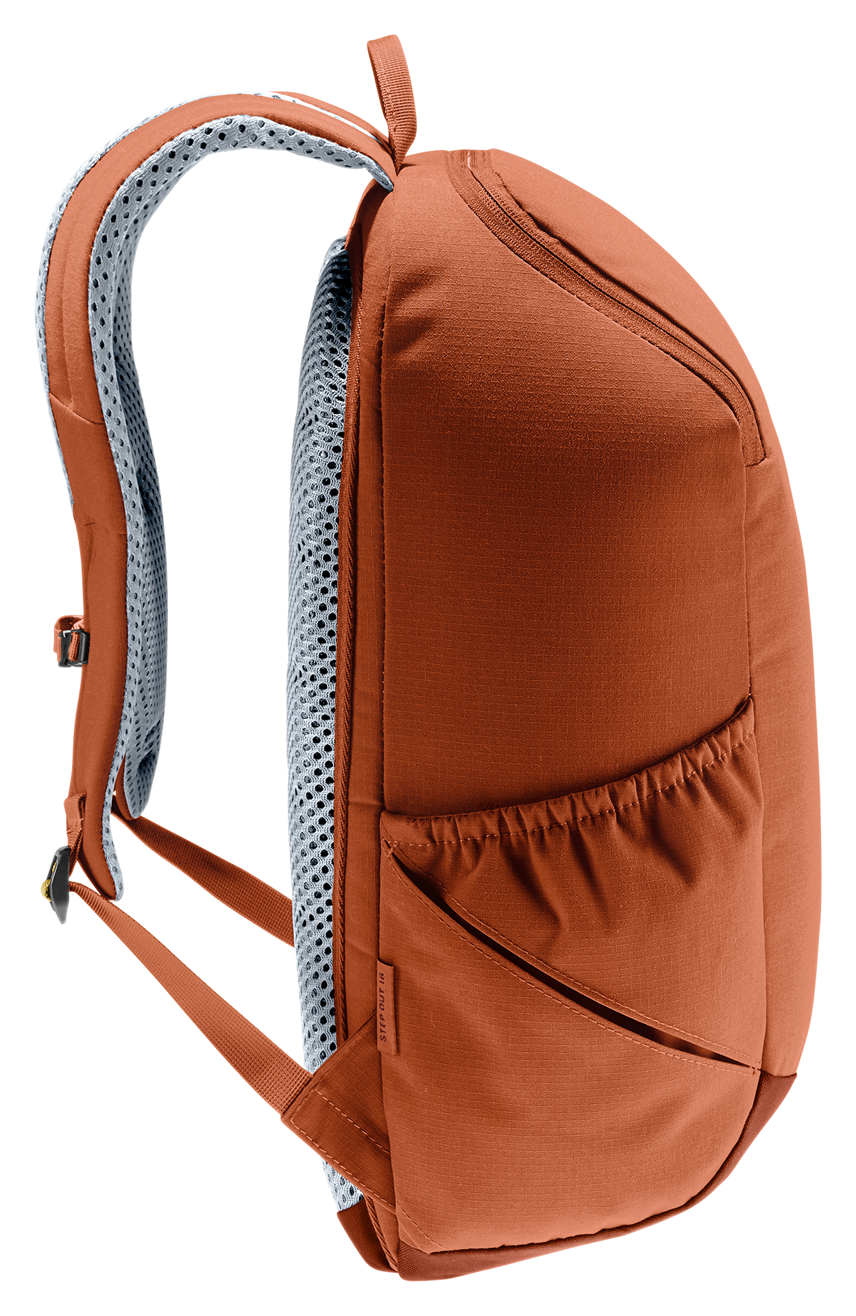 Stepout 16 backpack, daypack, orange, pocket, mesh-strap