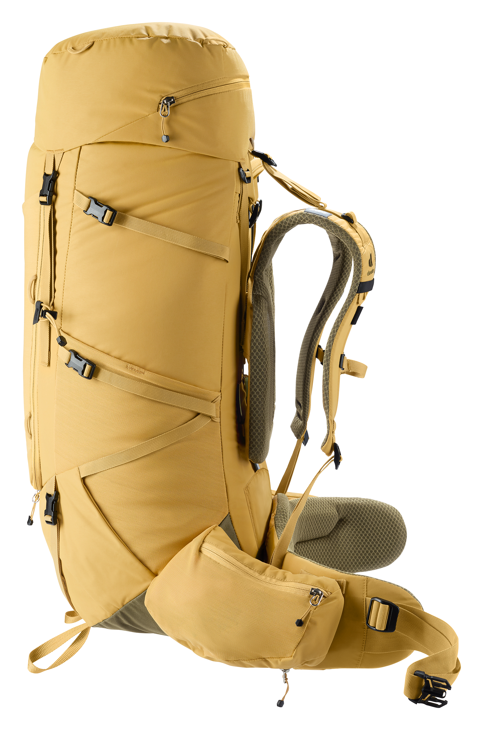 Aircontact Core 60+10 - Backpacking packs - savanna nori