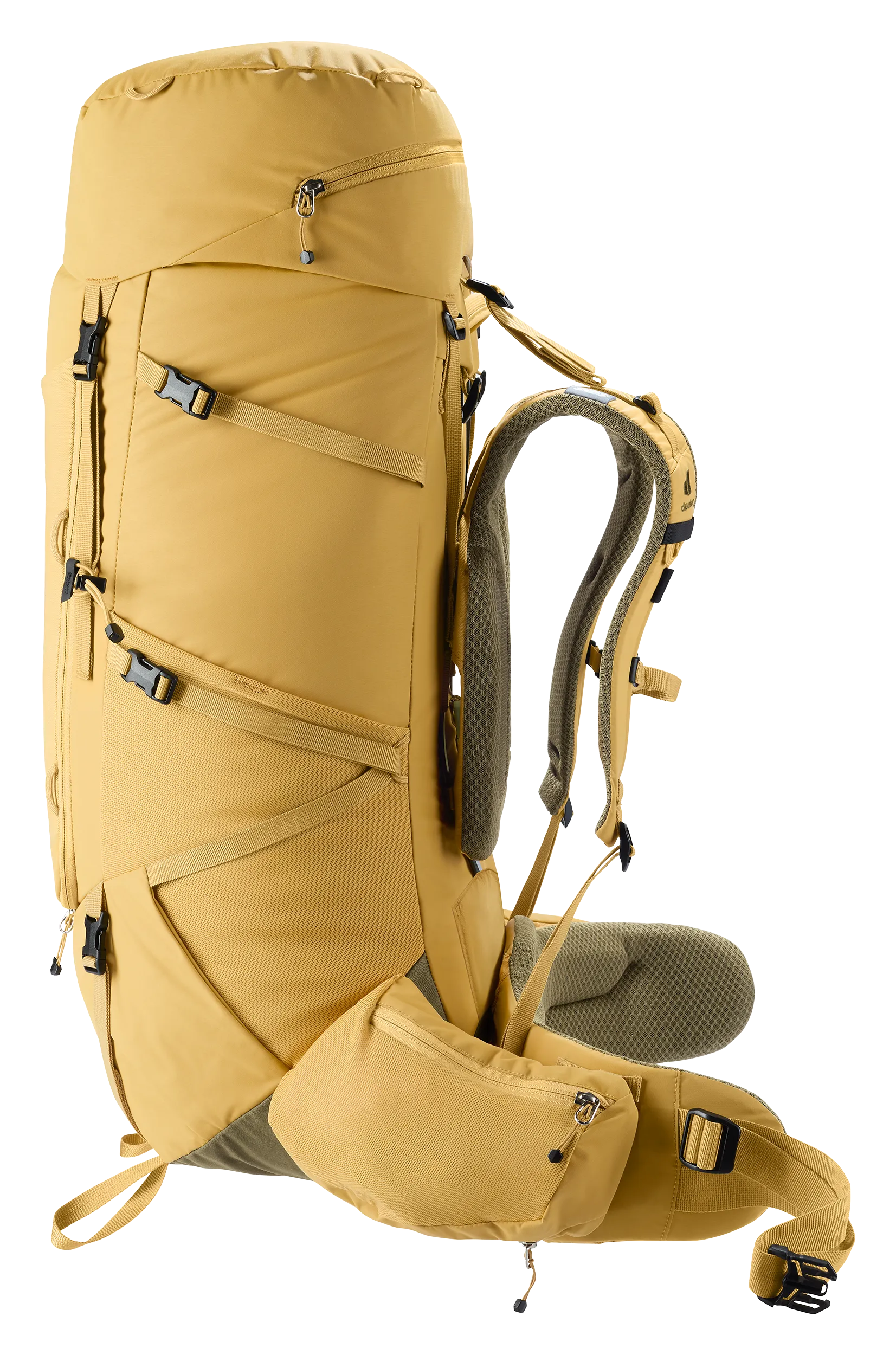 Aircontact Core 60+10 - Backpacking packs - savanna nori