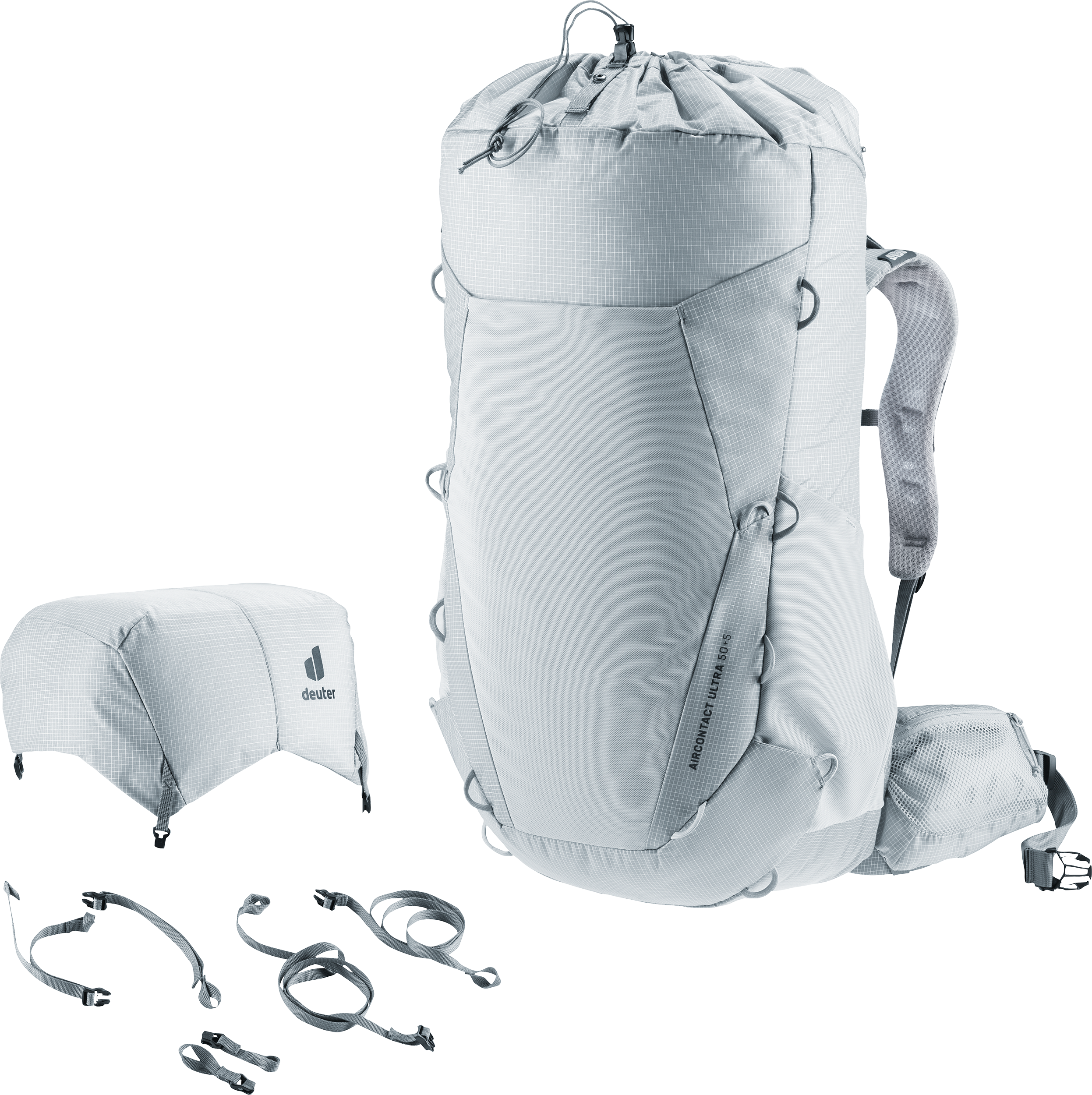 Aircontact Ultra 50+5 - Backpacking packs - tin shale