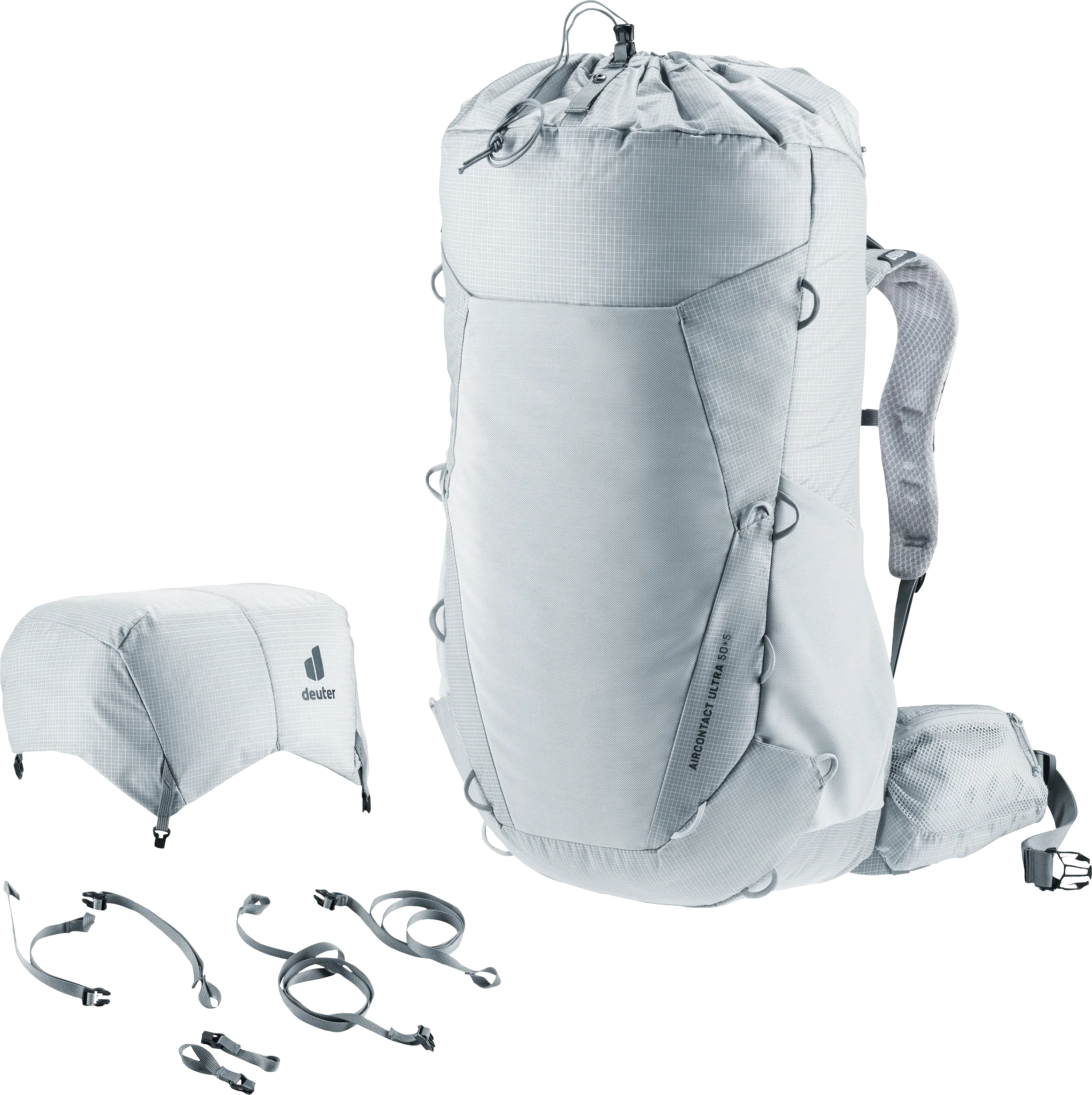 Aircontact Ultra 50+5 - Backpacking packs - tin shale