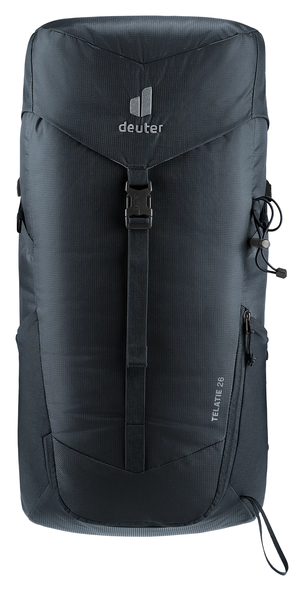 backpack, trekking backpack, roll-top, dark blue, adjustable strap