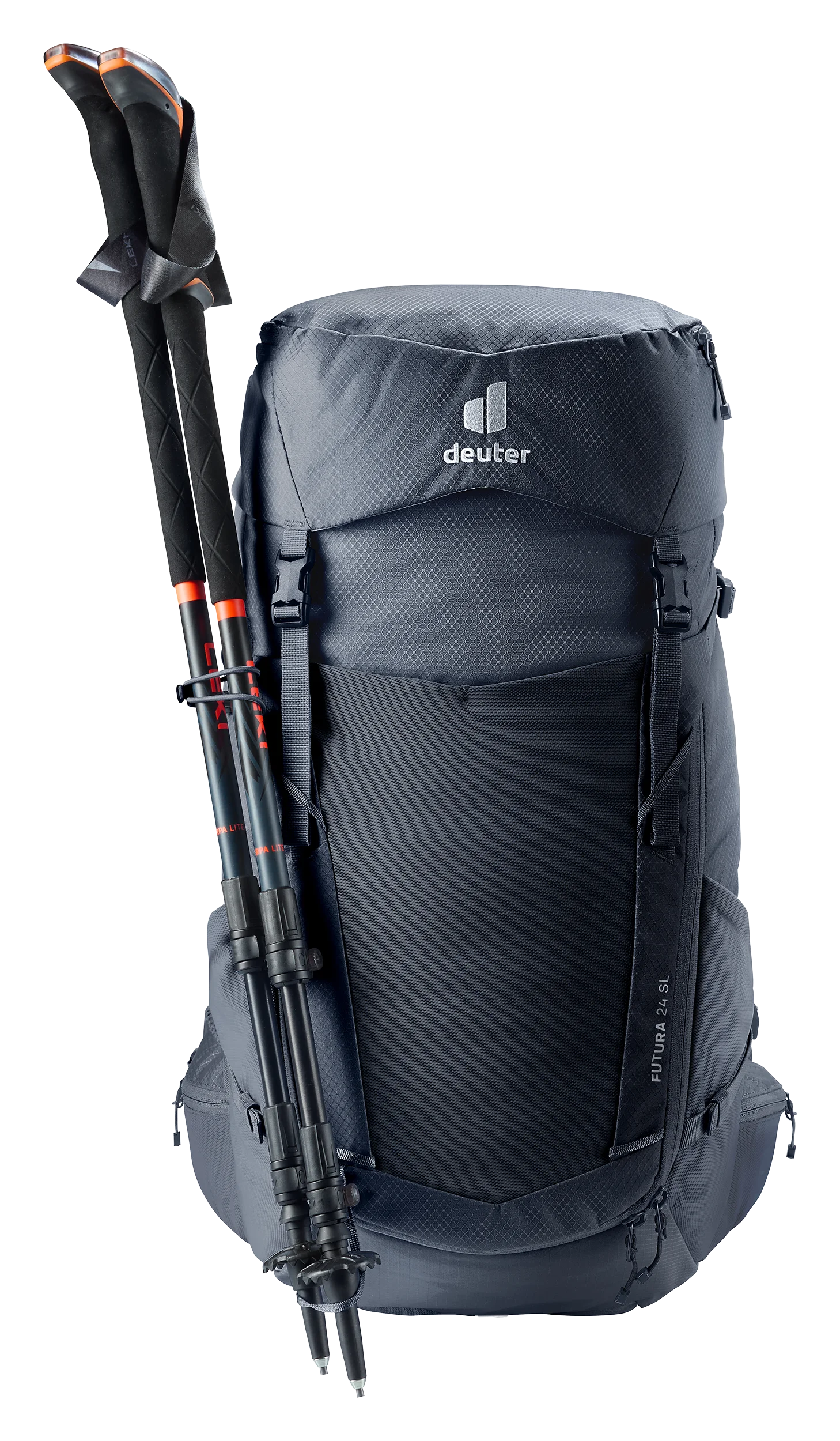 backpack, hiking backpack, travel bag, alp long, trekking poles