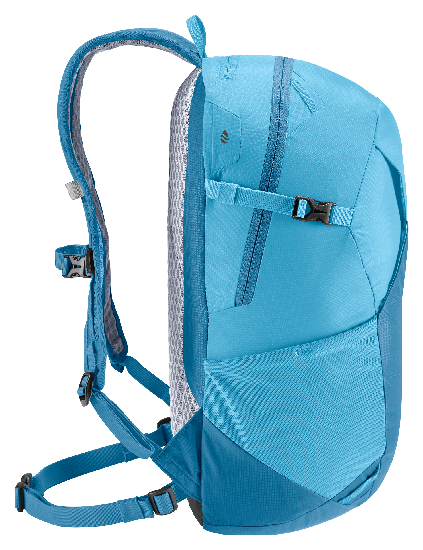 backpack, hydration, blue, hiking, outdoor