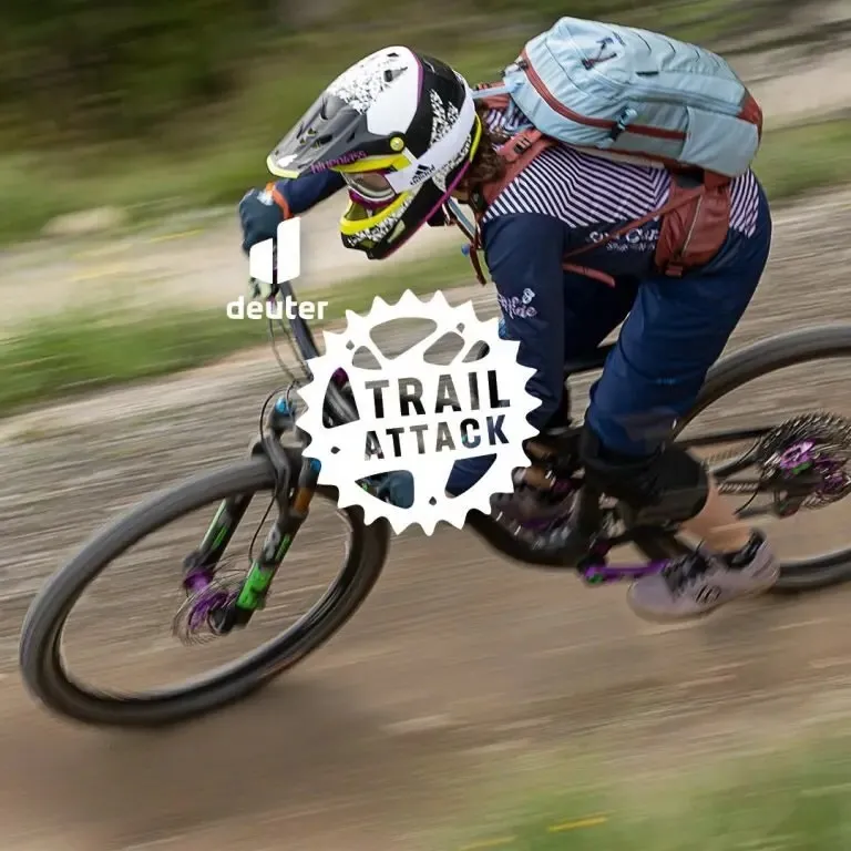 bicycle, mountain bike, helmet, cyclist, trail attack