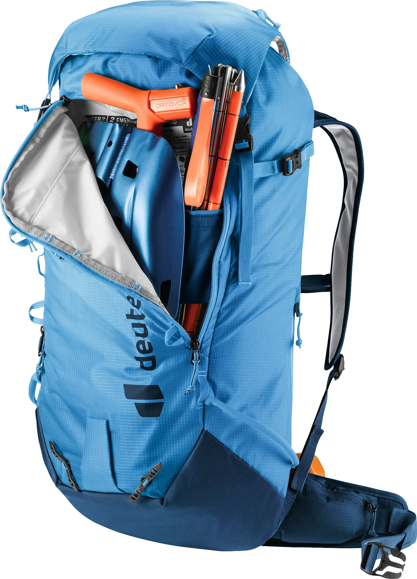 Bag, Backpack, backpack, hip belt, hydration, tool pocket, blue