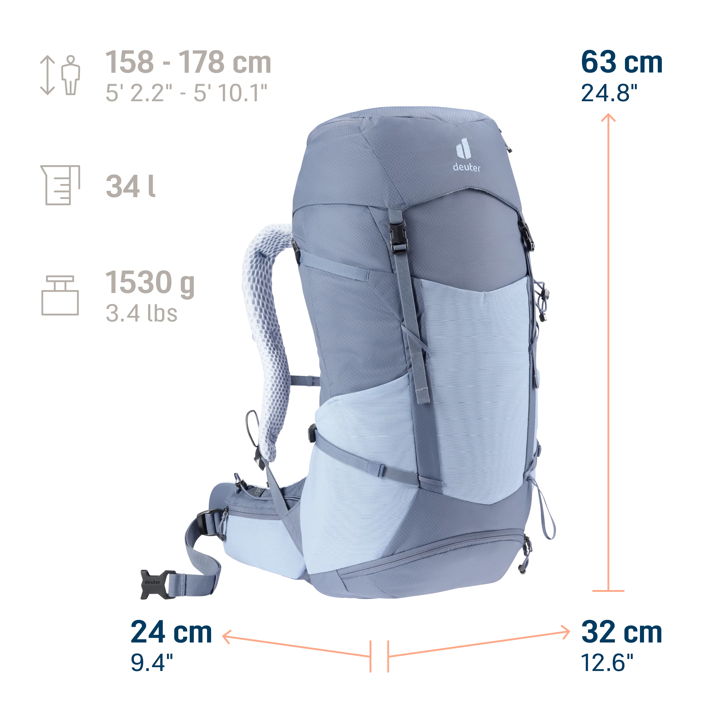 backpack, hiking, blue, travel, ultralight