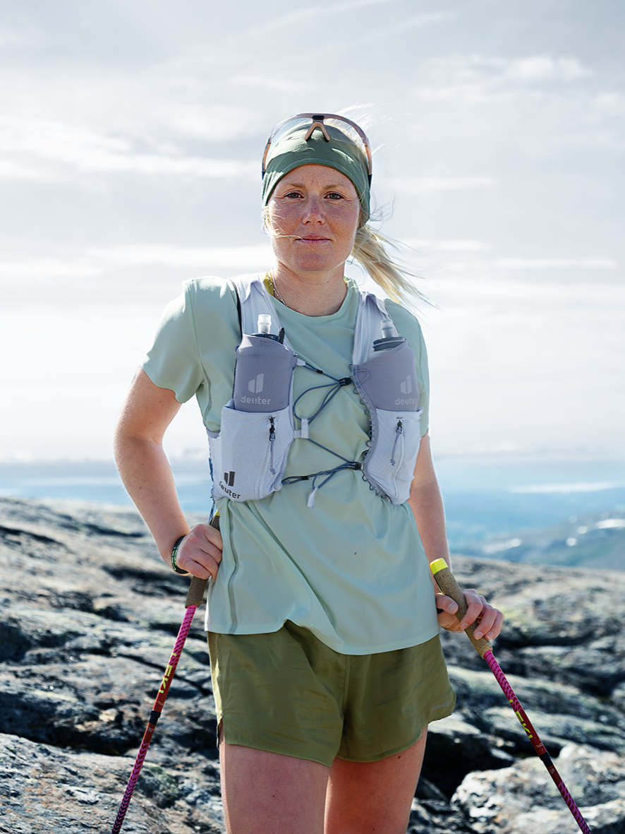 Traick 5 SL - Trail running backpacks - polar bluejay