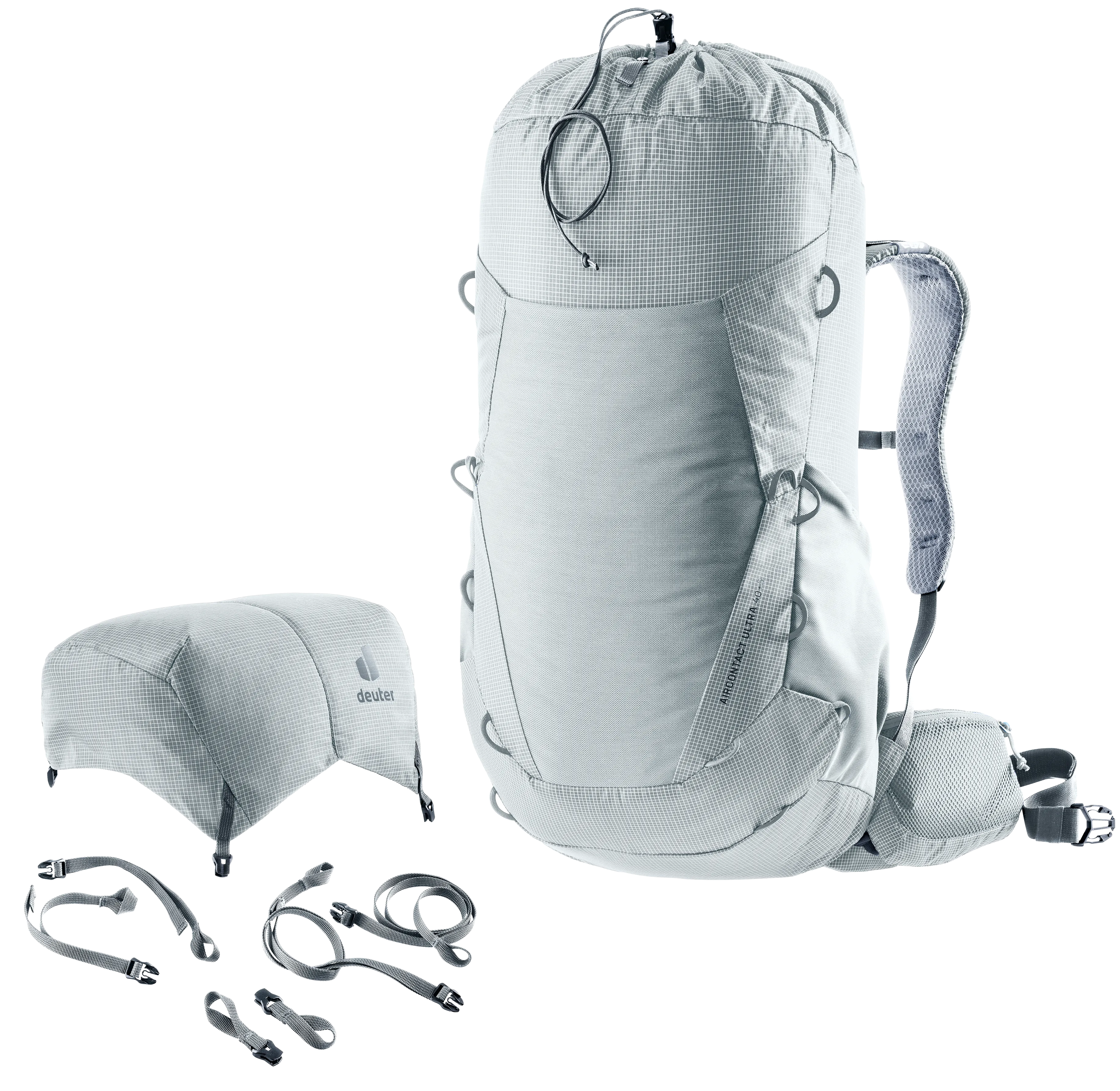 Aircontact Ultra 40+5 - Backpacking packs - tin shale