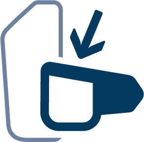 aletas de cadera ajustadas