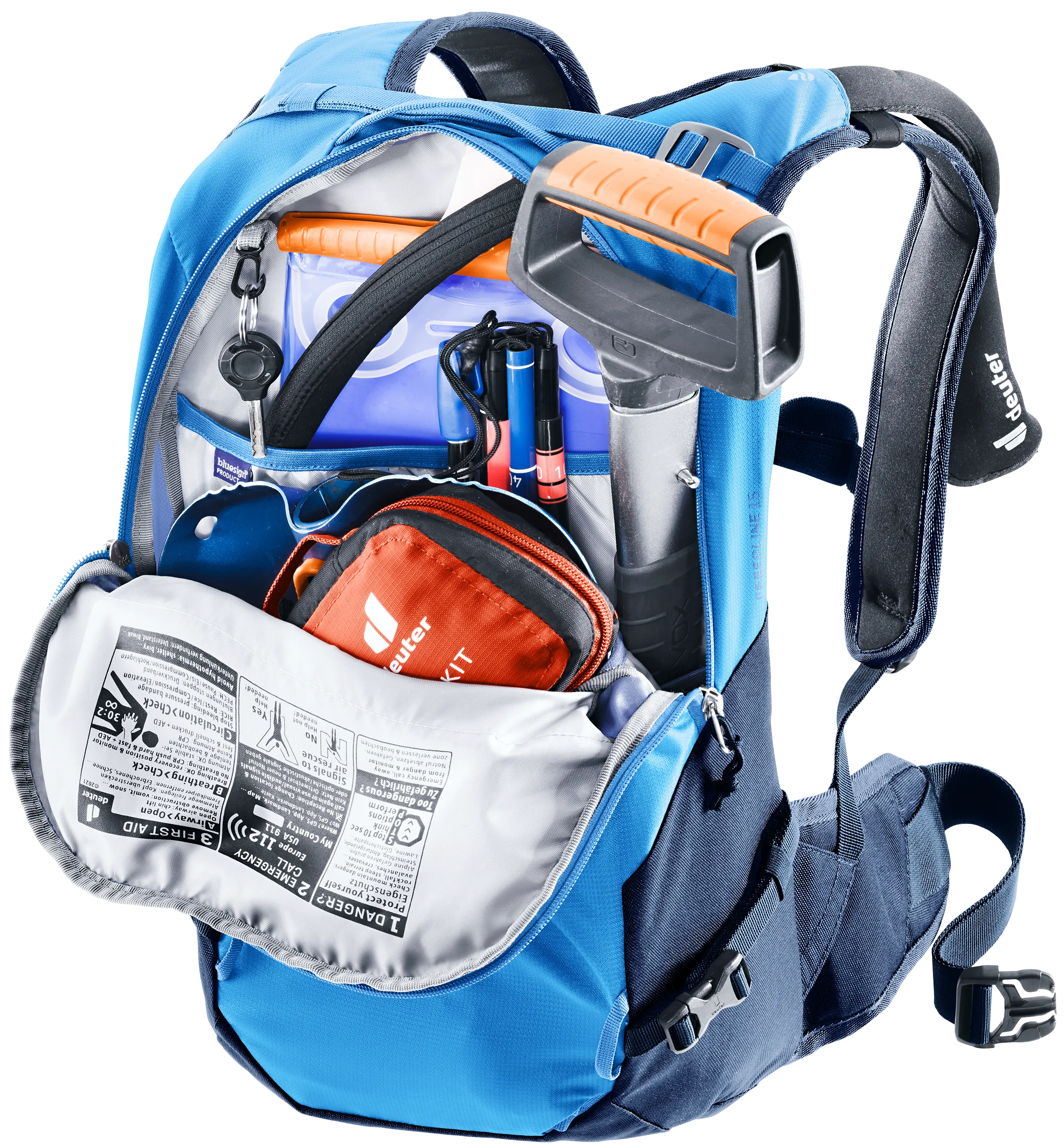 Freecline 15 - Freeride backpacks - neptune nightblue
