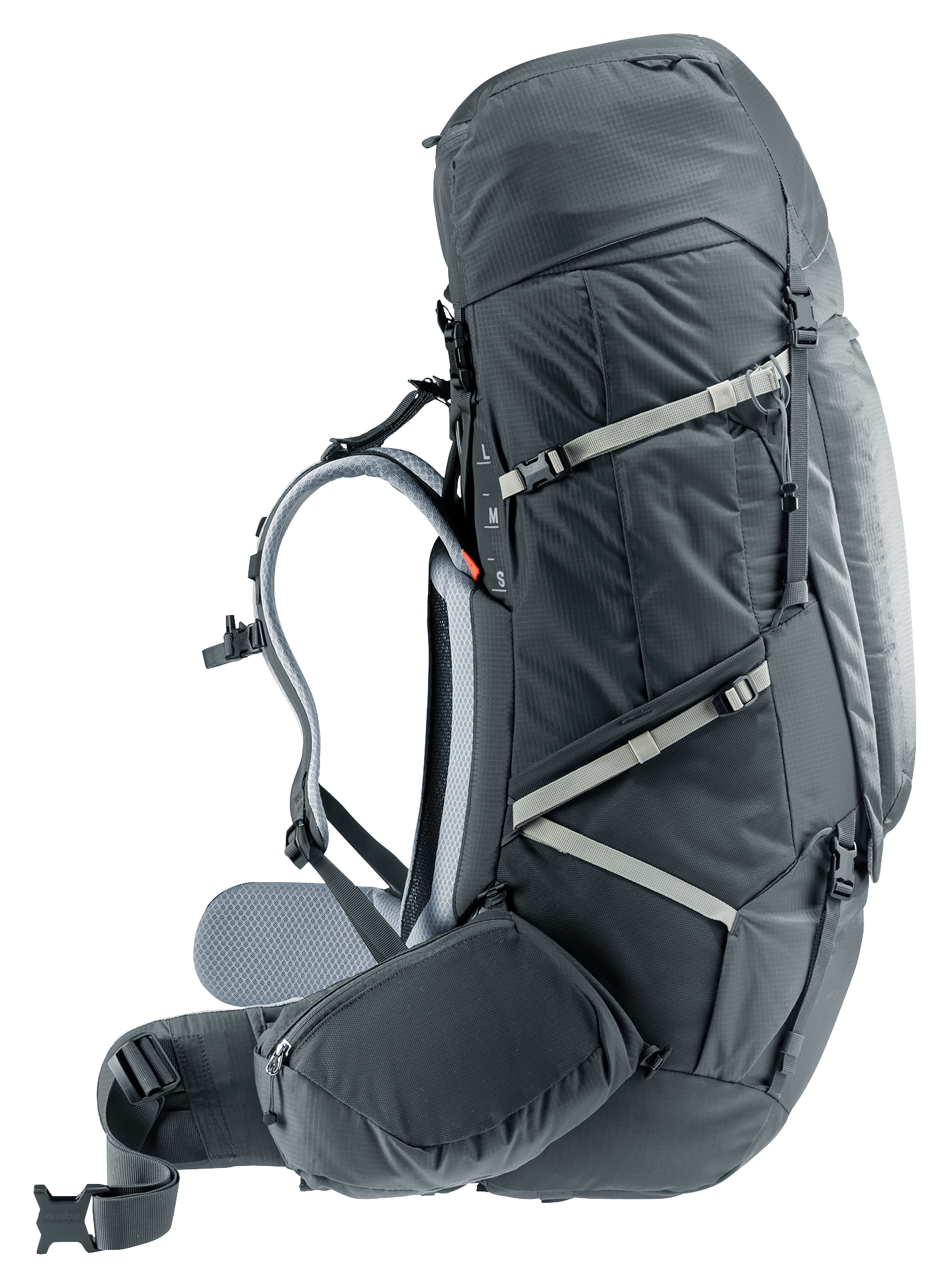 Bag, Backpack, backpack, hiking, outdoor, gray, straps