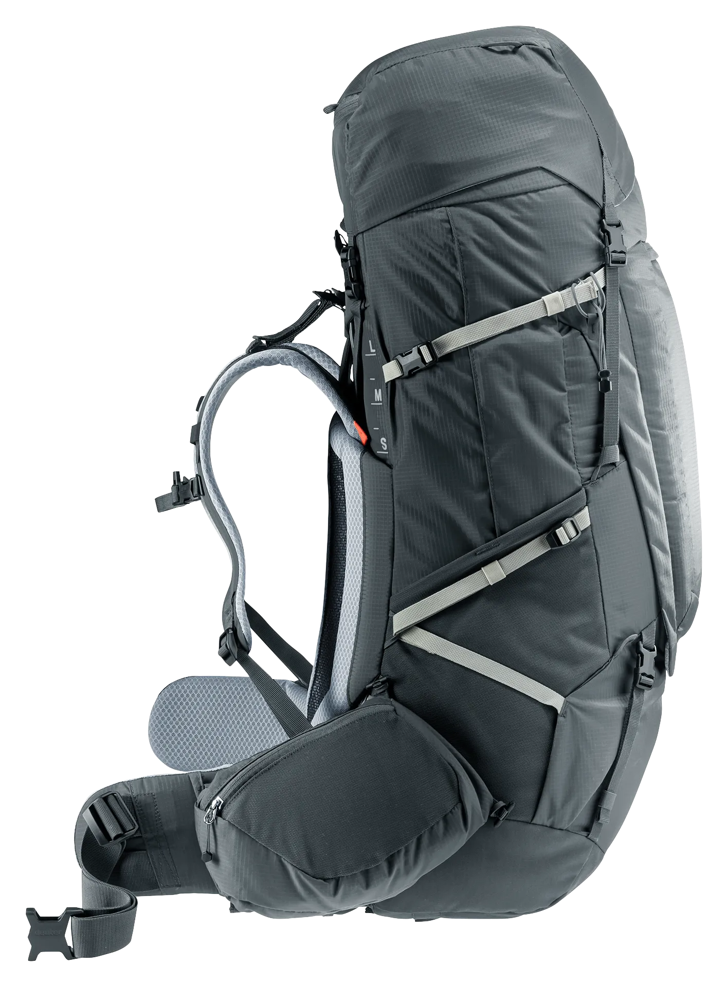 Bag, Backpack, backpack, hiking, outdoor, gray, straps