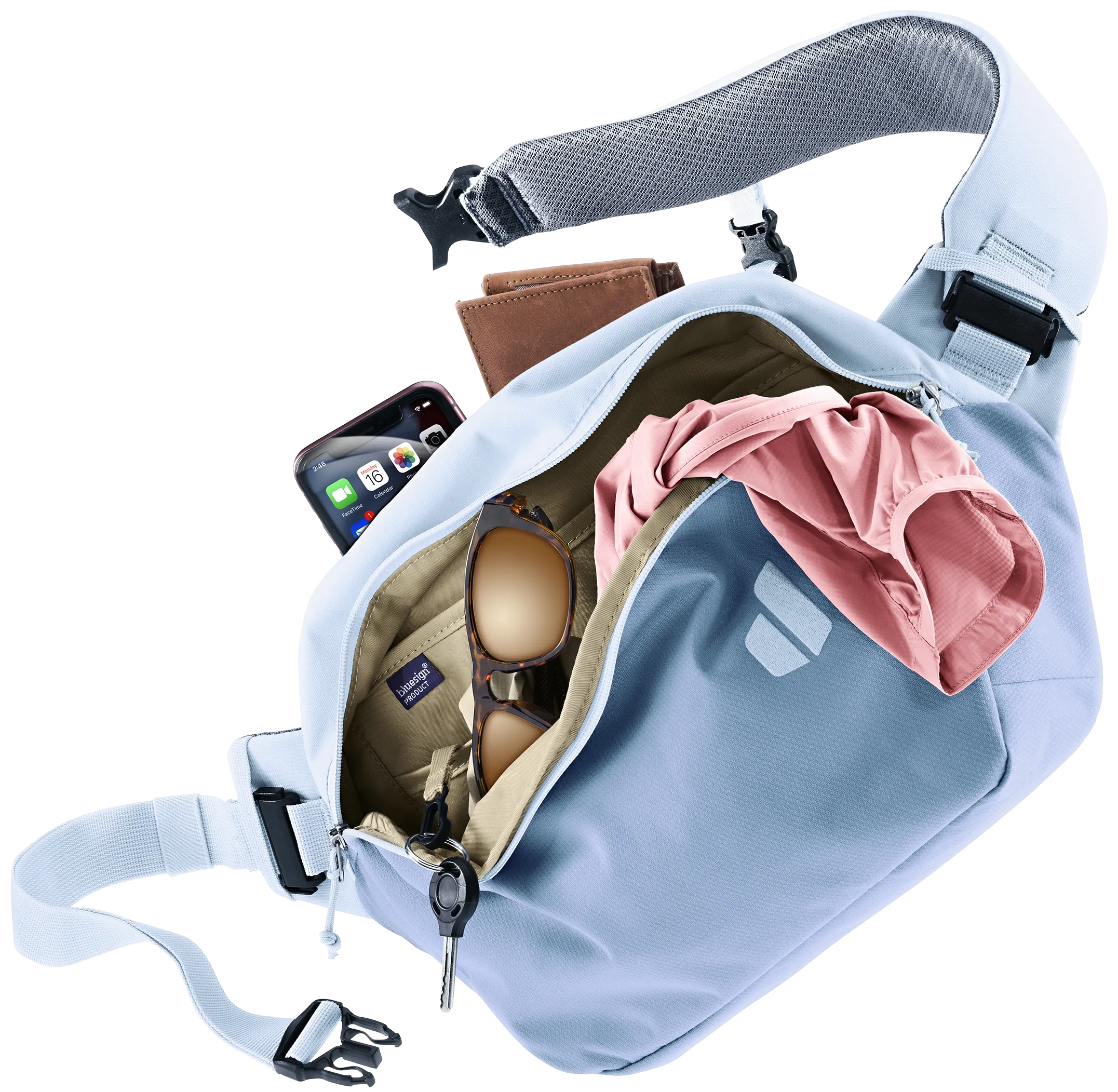 Stroof 5 - Hip bags - bluejay polar