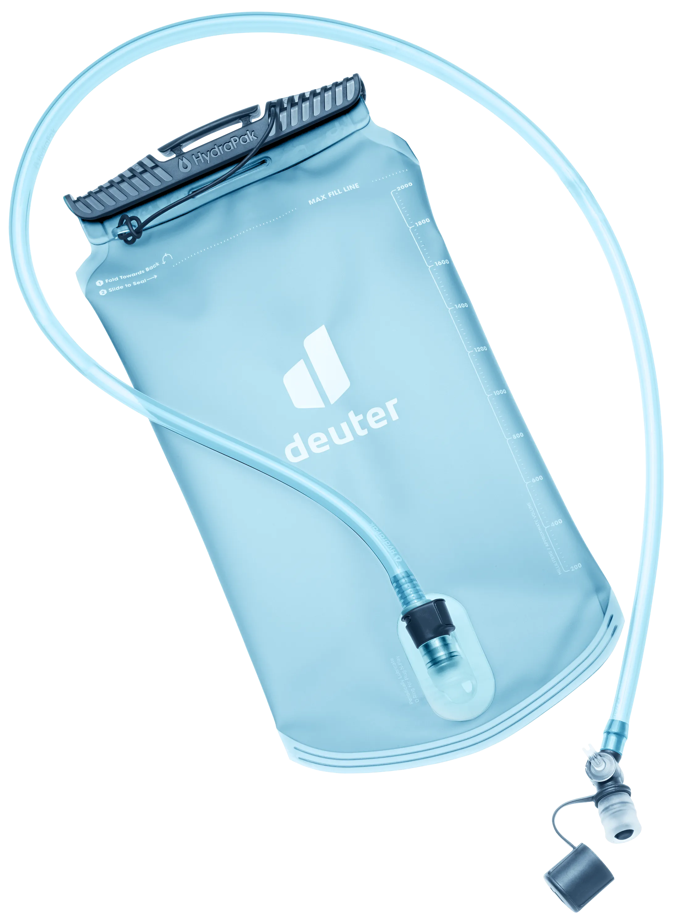 HydraPak® Streamer II 2.0 L - Trail running backpacks - 0 hydrablue, urinary-sack, hydration-bag, catheter-bag, deuter, bladder-bag