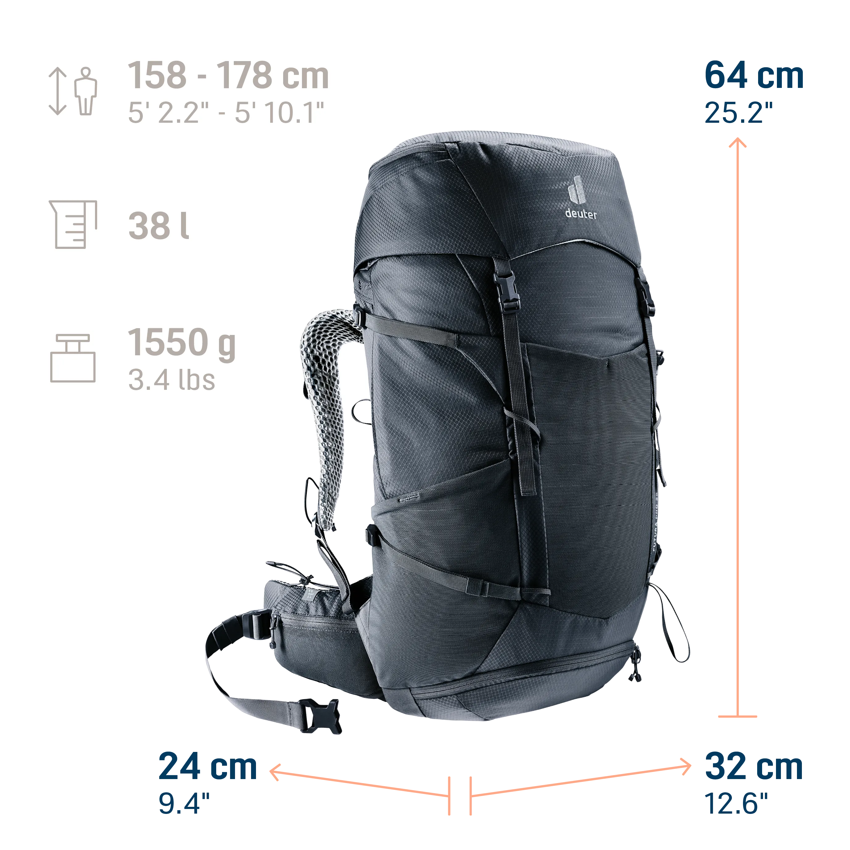 Futura Pro 38 SL | black | M | 4046051185460