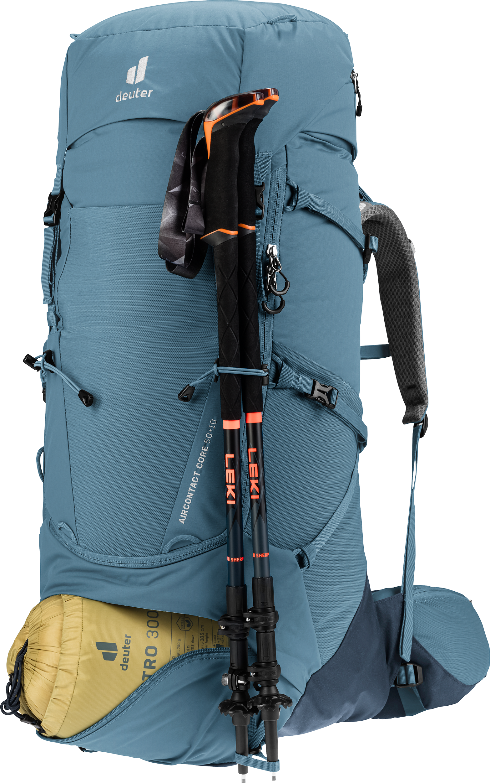 Aircontact Core 50+10 - Backpacking packs - atlantic ink