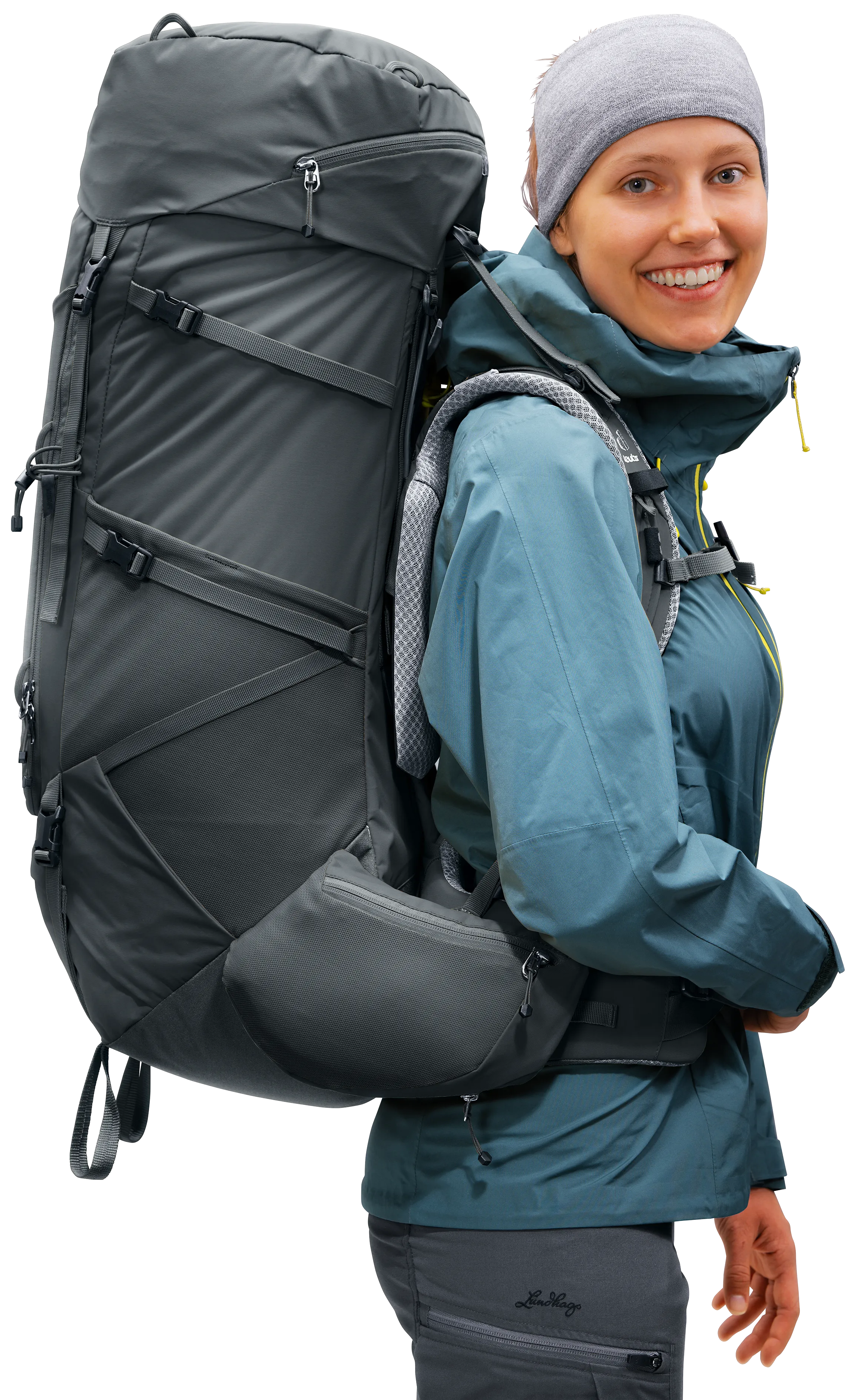 Aircontact Core 55+10 SL - Backpacking packs - l graphite