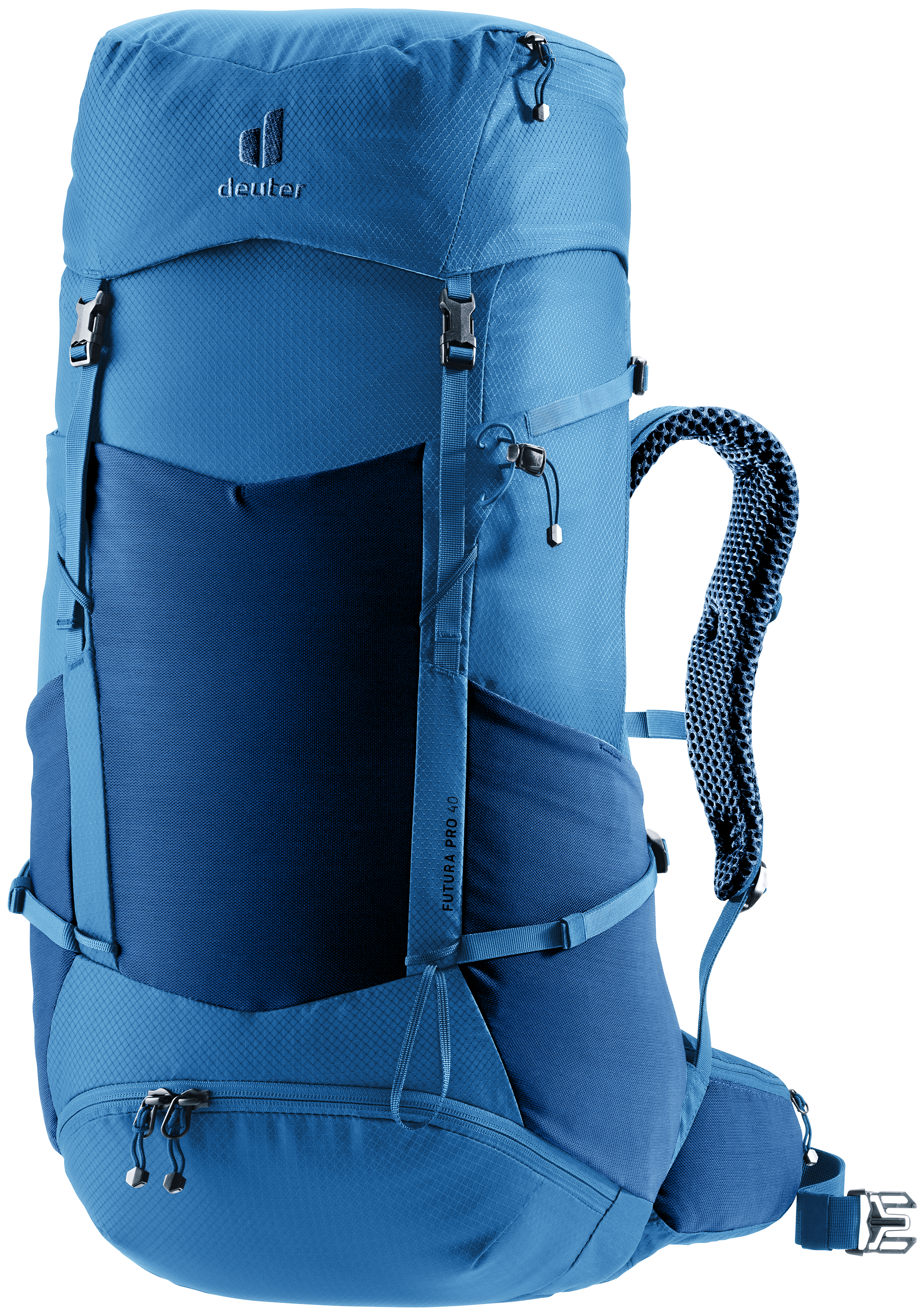 deuter act trail pro 40 ultralight hiking backpack Backpack, Midnight/Ocean, 40-Liter forward adjustment Deuter ACT Trail Pro 40L