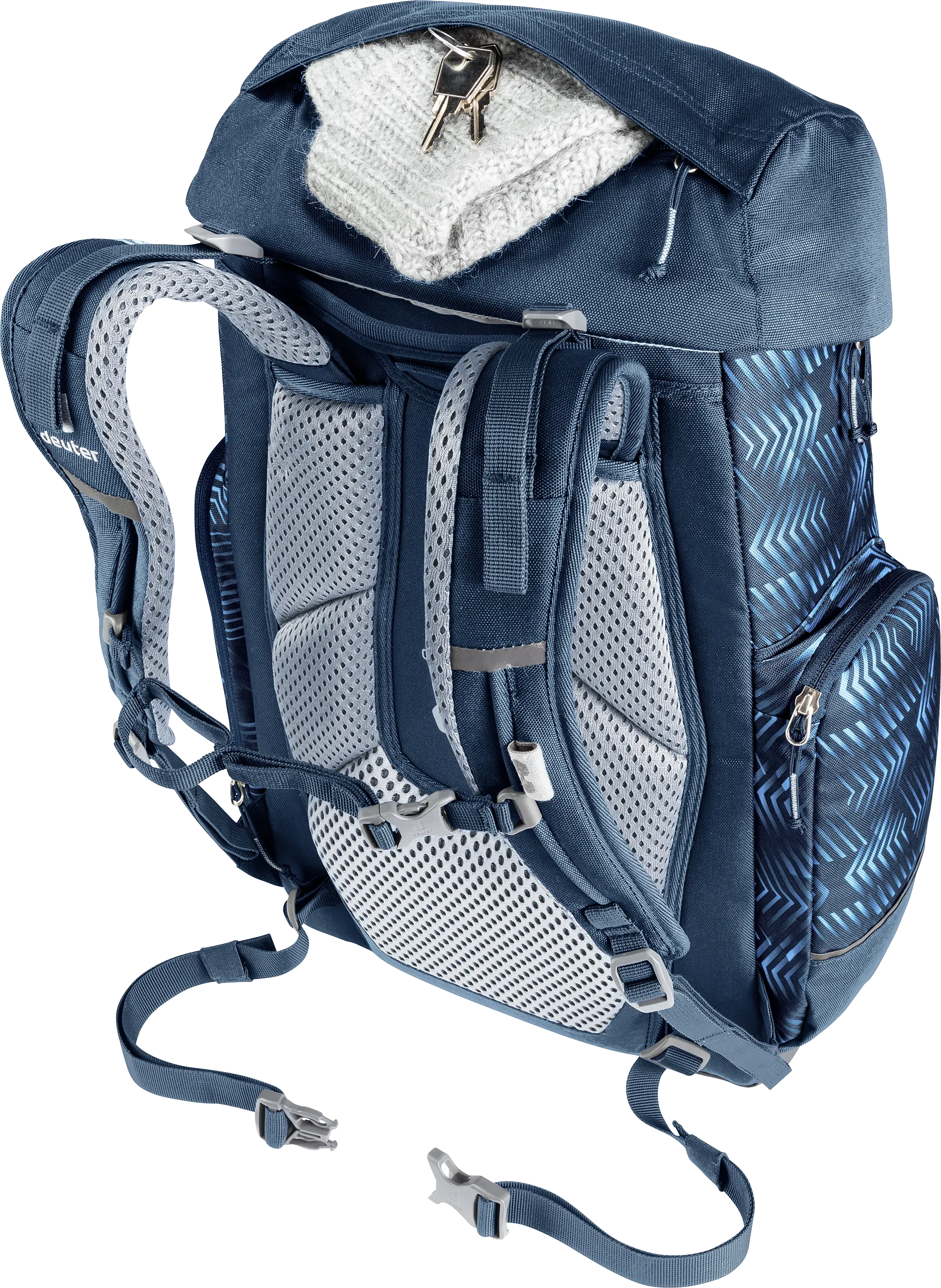 Scula - School backpacks - ink ripple