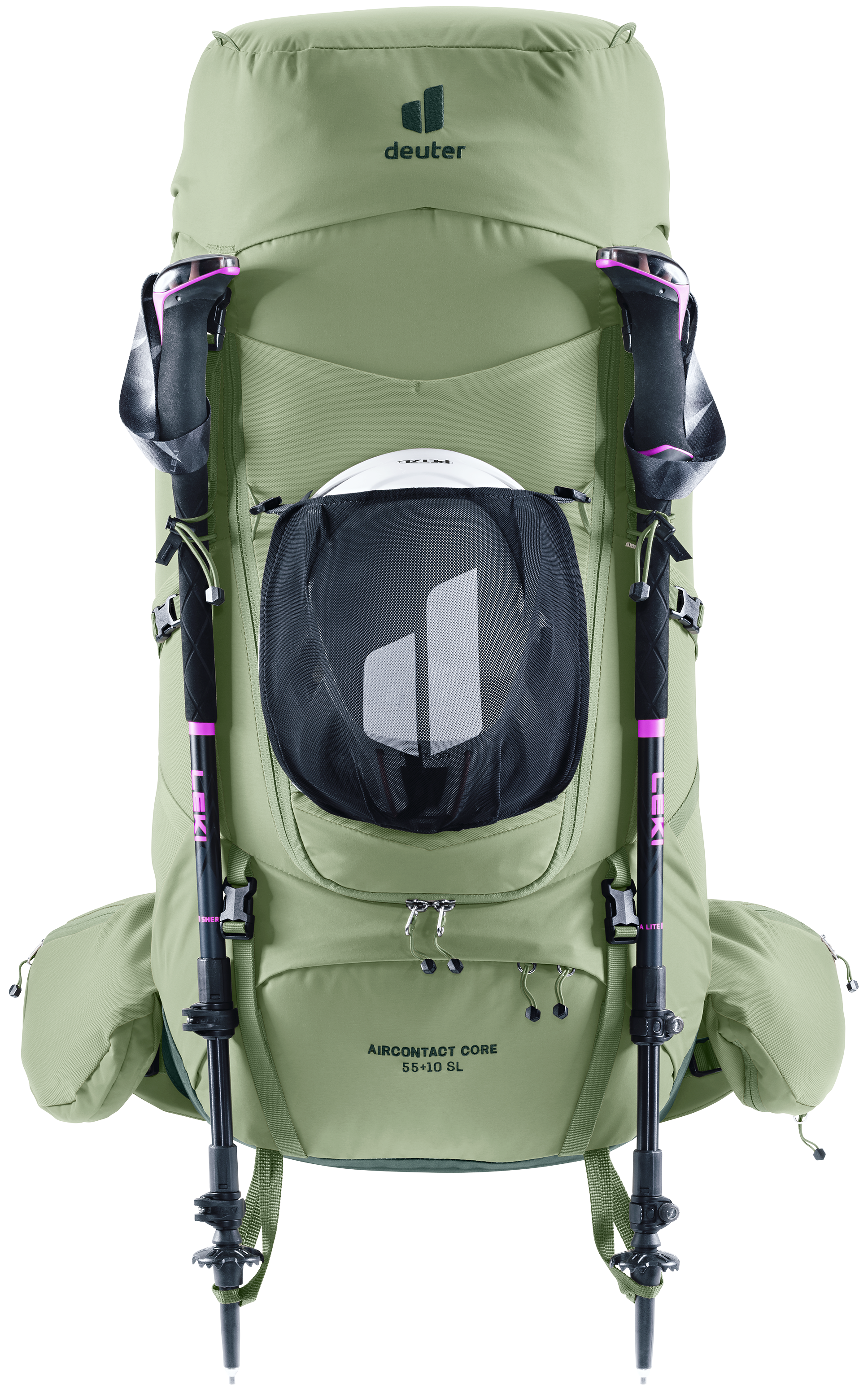Aircontact Core 55+10 SL Aircontact Core 55+10 SL - Backpacking packs - grove ivy