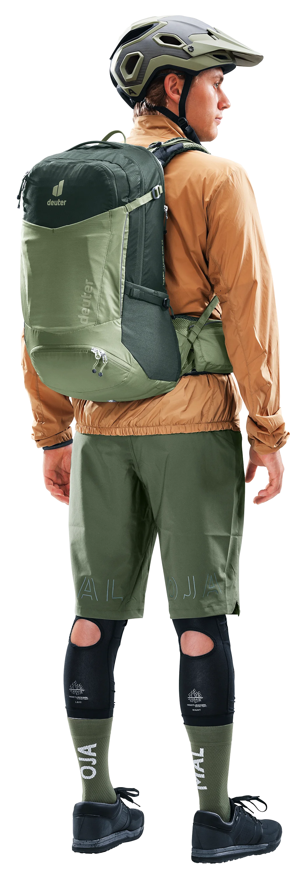 Vest, Helmet, Person, Handbag, Shoe