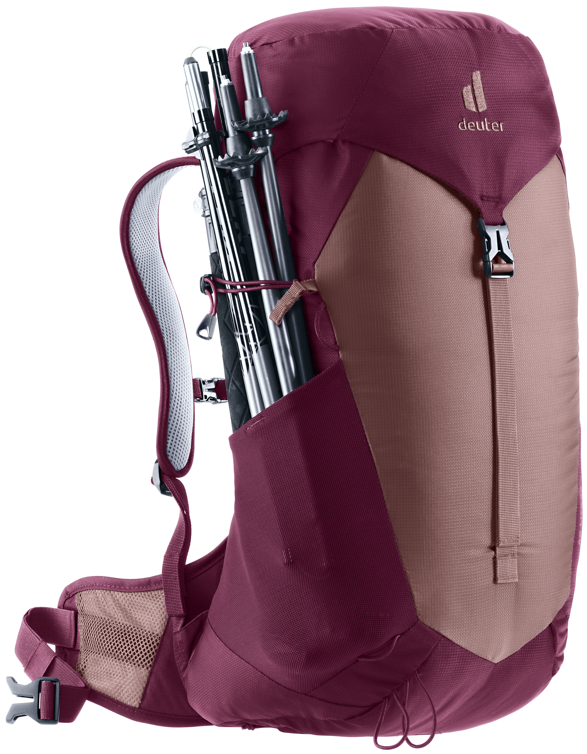 deuter airlite sl backpack 26L Women's Hiking Pine/Moss Sportique The carrying system of the SL version is adapted to the female anatomy and has a shorter cut Deuter AC Lite 14 SL