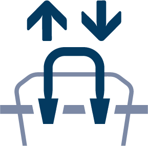 Optimale Handhabung dank BagFix-Halterung