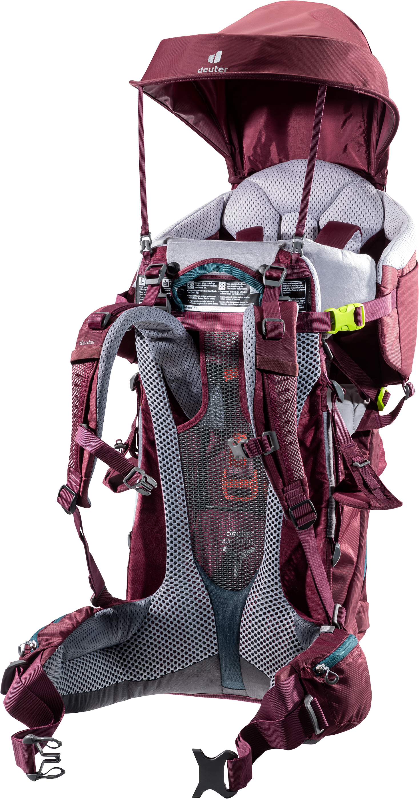 deuter baby backpack no frame Kid Comfort Active SL Carrier 22kg Deuter Brasil The load is transferred perfectly Deuter Kid Comfort Active SL