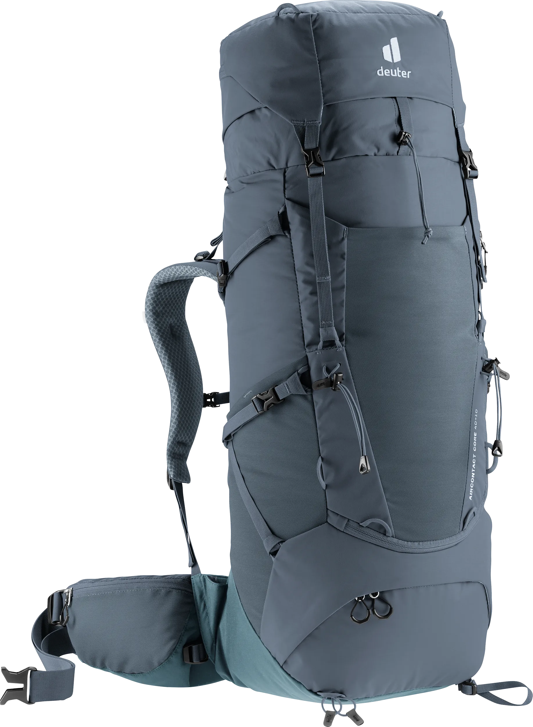 Bag, Backpack, backpack, hiking, external-frame, blue-gray, hydration-system