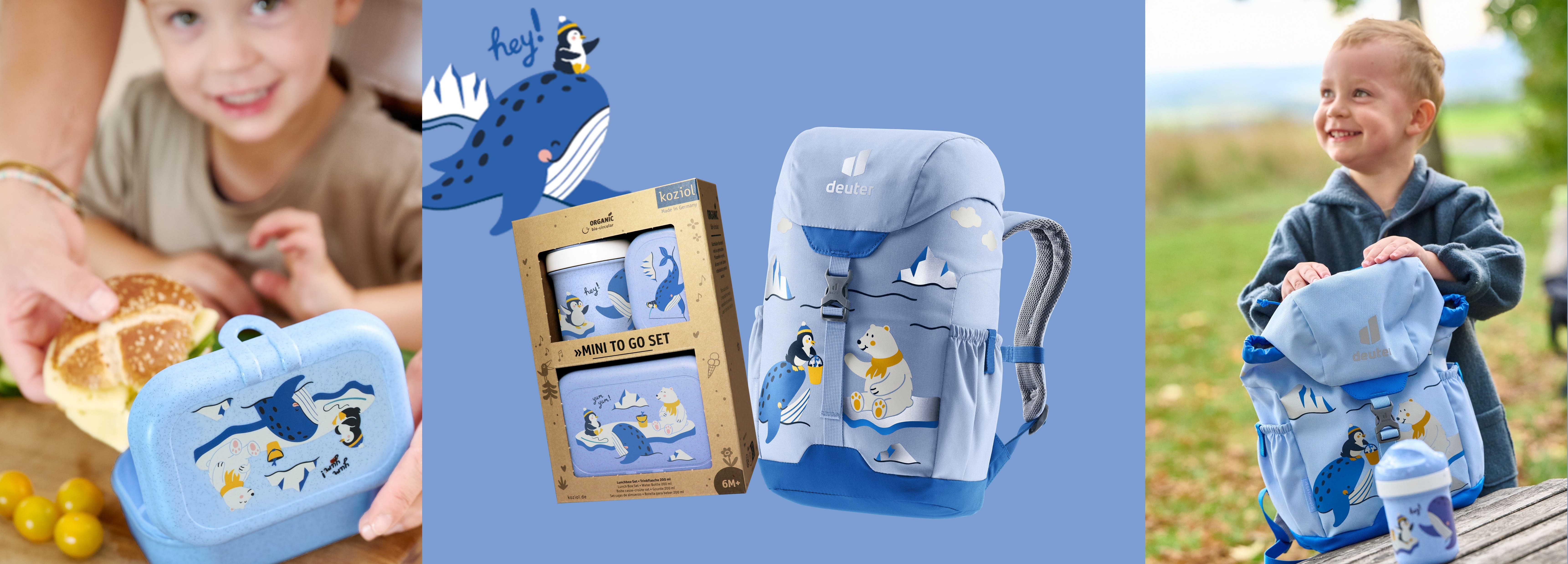 backpack, kids, blue, illustration, snack-box